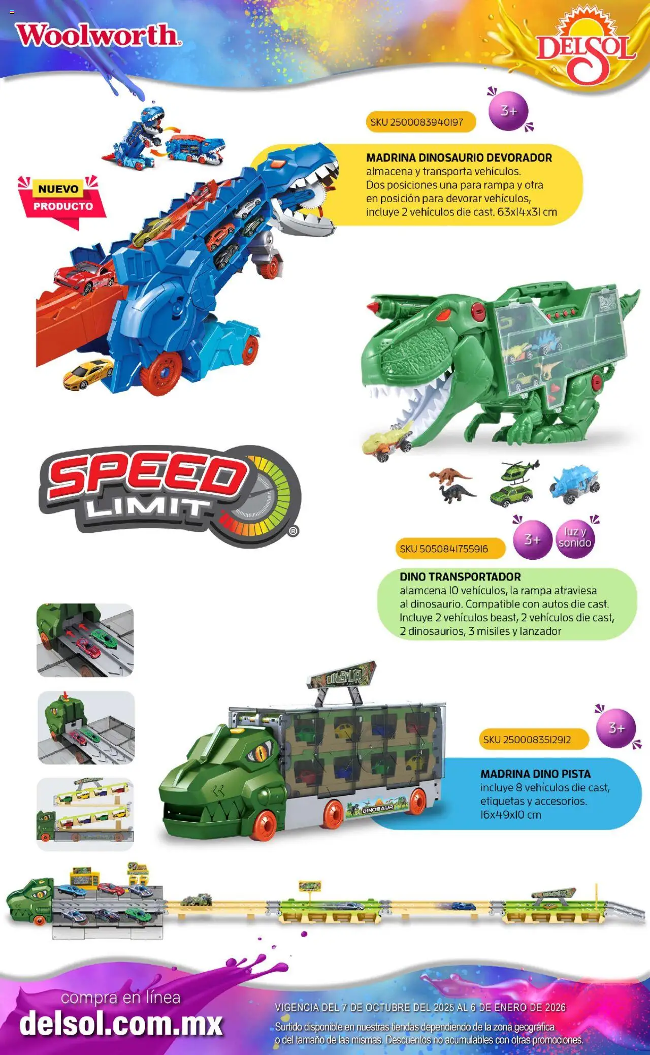 Nuevas ofertas de Del Sol y Woolworth válidas en toda la República Mexicana desde el 07.10.2025. ¡Encuentra las mejores ofertas en Del Sol y Woolworth - Catálogo Castillo Del Juguete! | Página: 172