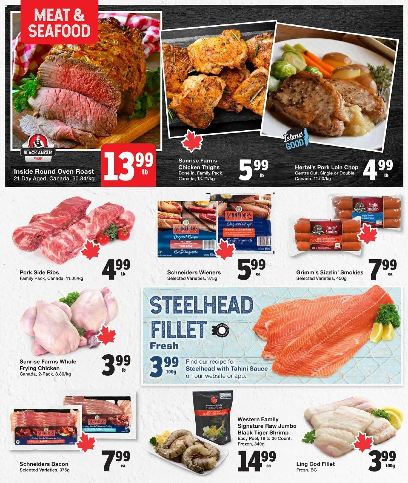 Quality Foods flyer valid from 23.04.2026 | Page: 4 | Products: Beef, Oven, Chicken, Pork