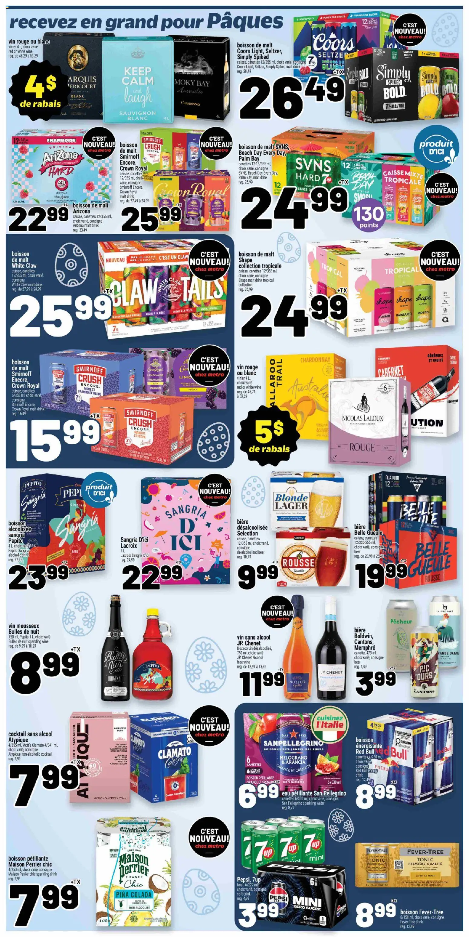 Metro flyer valid from 02.04.2026 | Page: 17 | Products: Blush, Wine, Beer