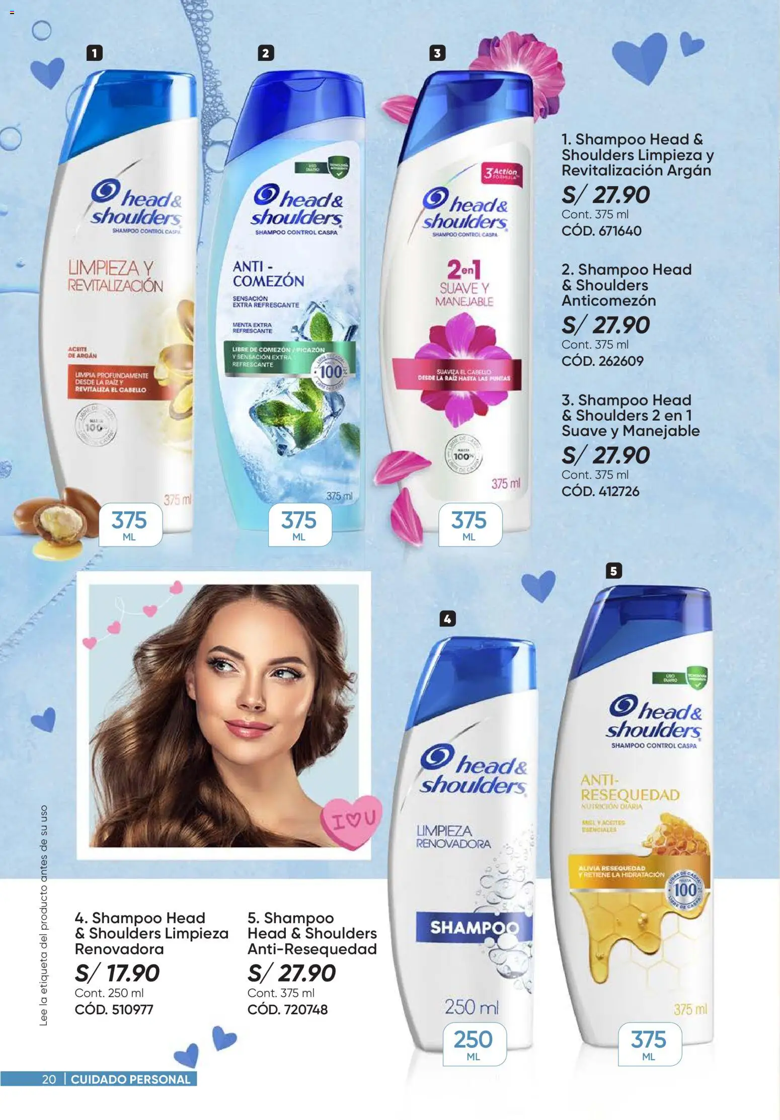 Catálogo Azzorti válido desde 07.01.2026 | Página: 20 | Productos: Shampoo, Aceite