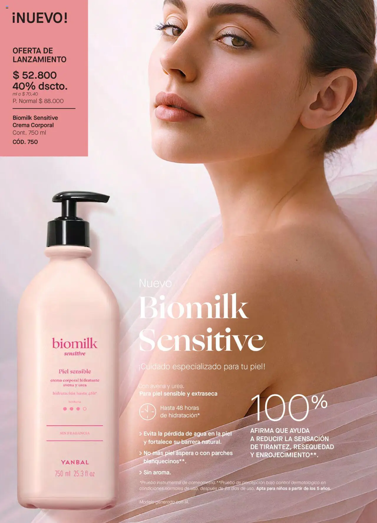 Yanbal revista - valida desde el 11.10.2025 | Página: 100 | Productos: Agua, Crema, Avena, Fragancia