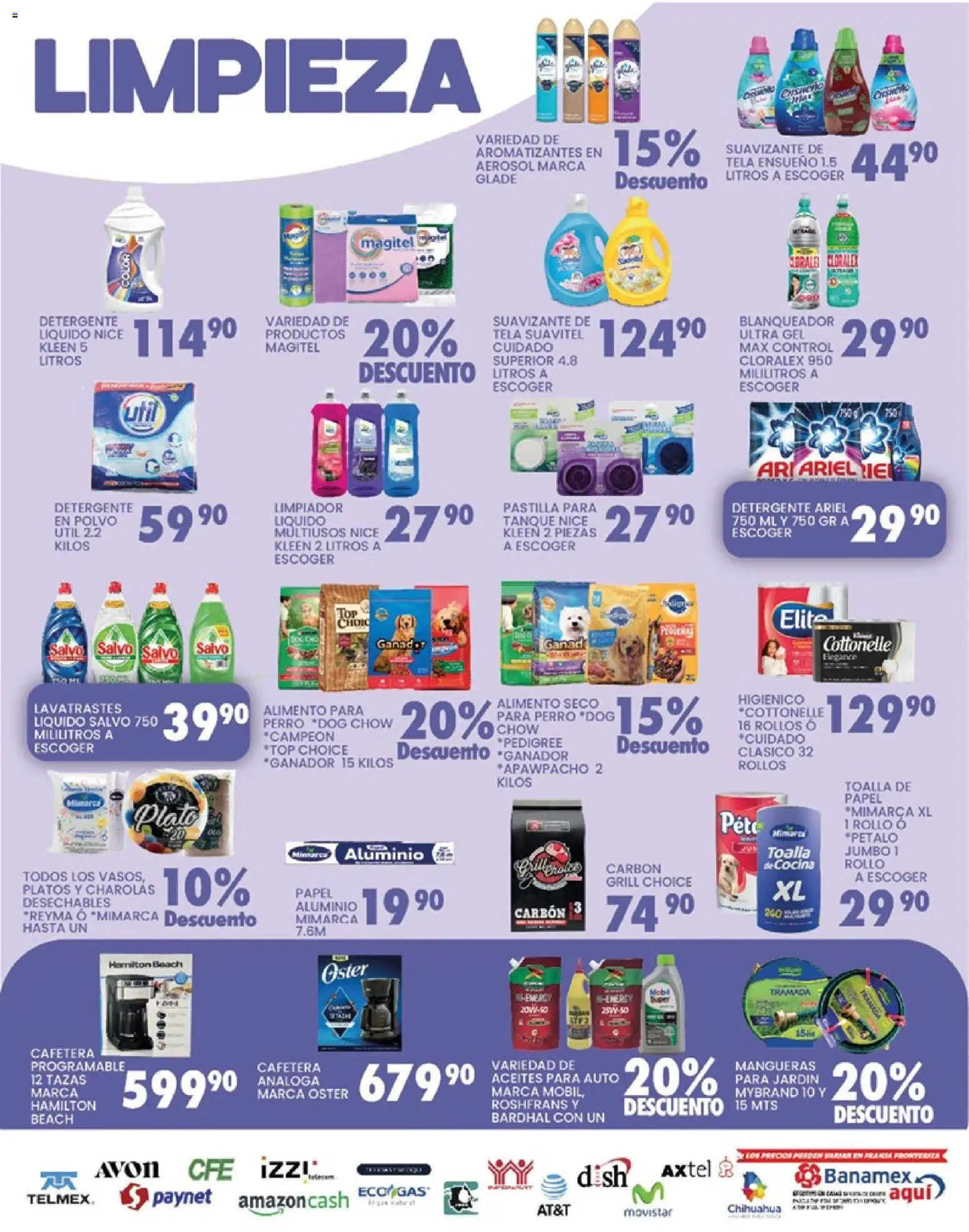 Nuevas ofertas de Alsuper válidas en toda la República Mexicana desde el 06.03.2026. ¡Encuentra las mejores ofertas en Alsuper folleto Chihuahua-Estado! | Página: 5 | Productos: Detergente, Suavizante, Toalla, Polvo