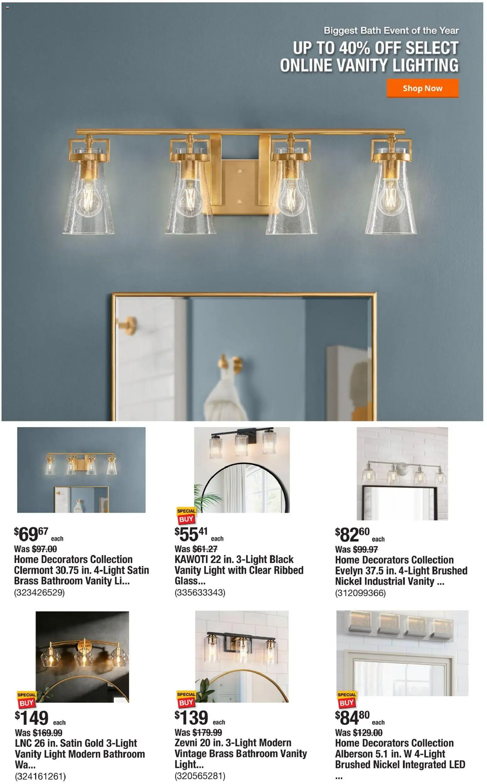 Home Depot Weekly Ad - valid from 12.03.2026 | Page: 2 | Products: Bath