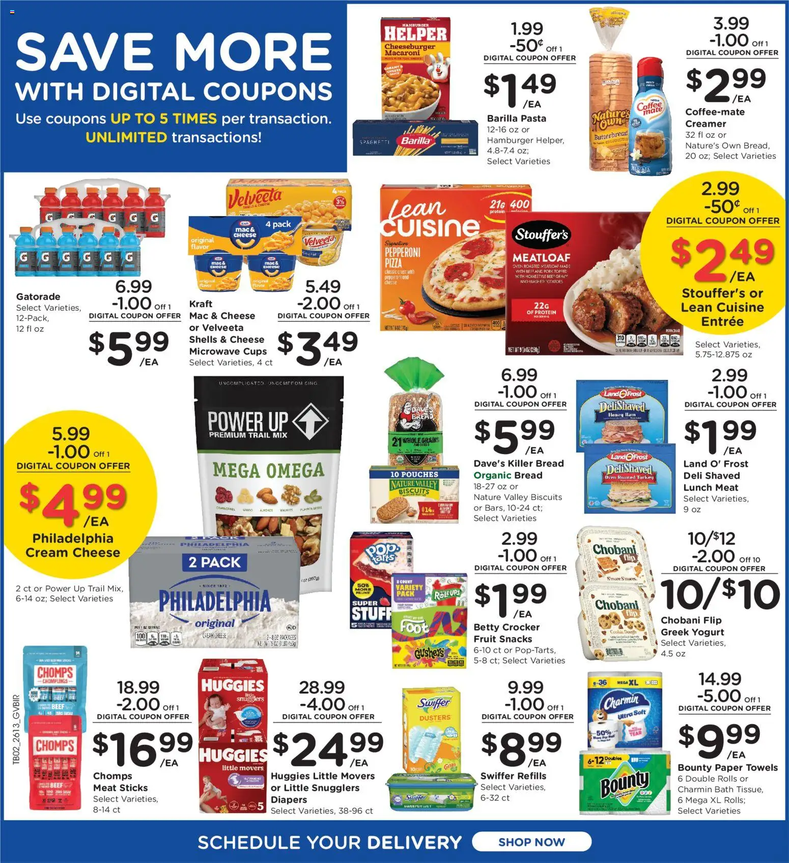 Kroger Ad - valid from 29.04.2026 | Page: 3 | Products: Microwave, Pork, Pasta, UPS