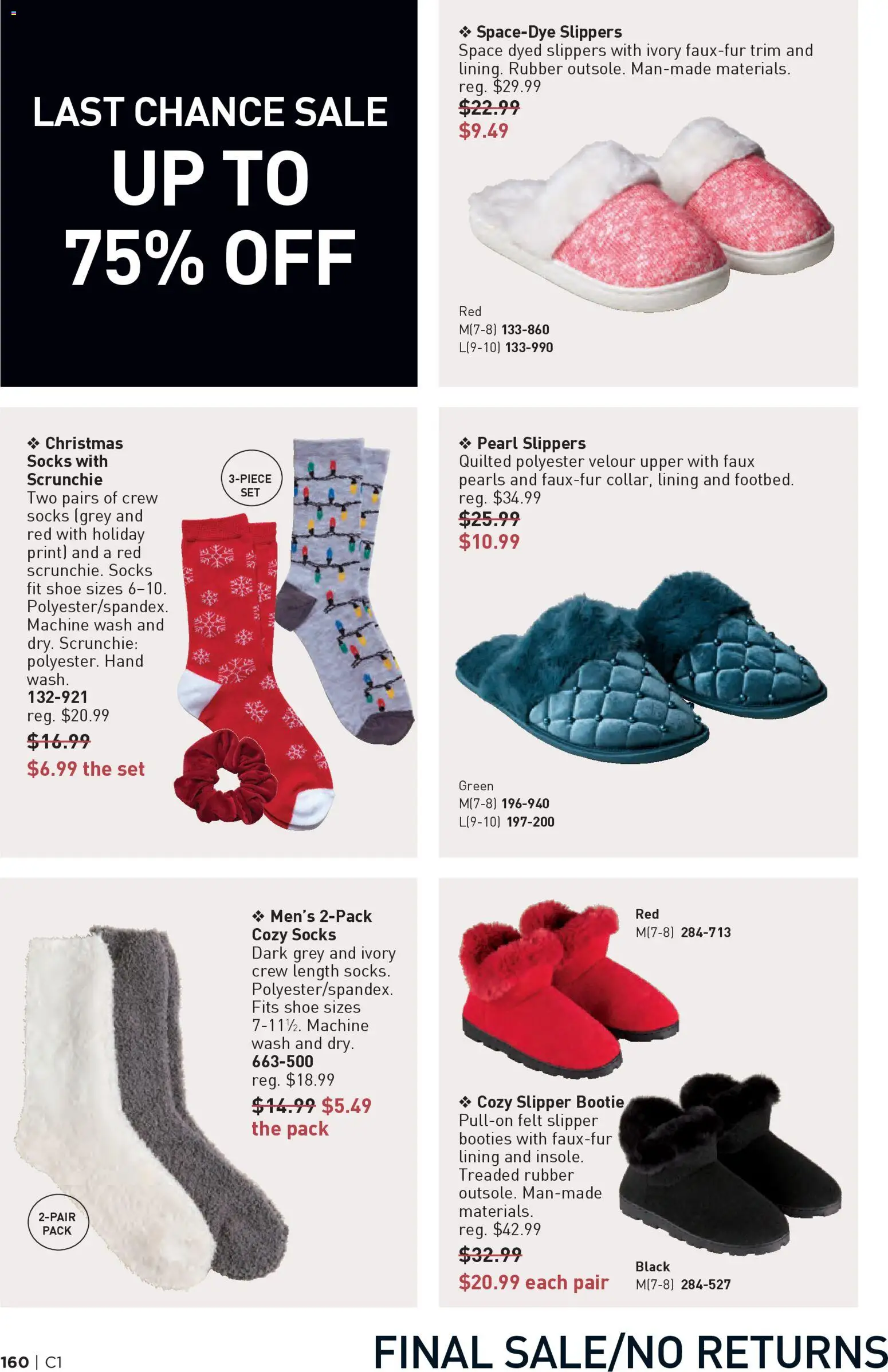 Avon flyer valid from 01.01.2026 | Page: 160 | Products: Slippers, Shoes, Socks