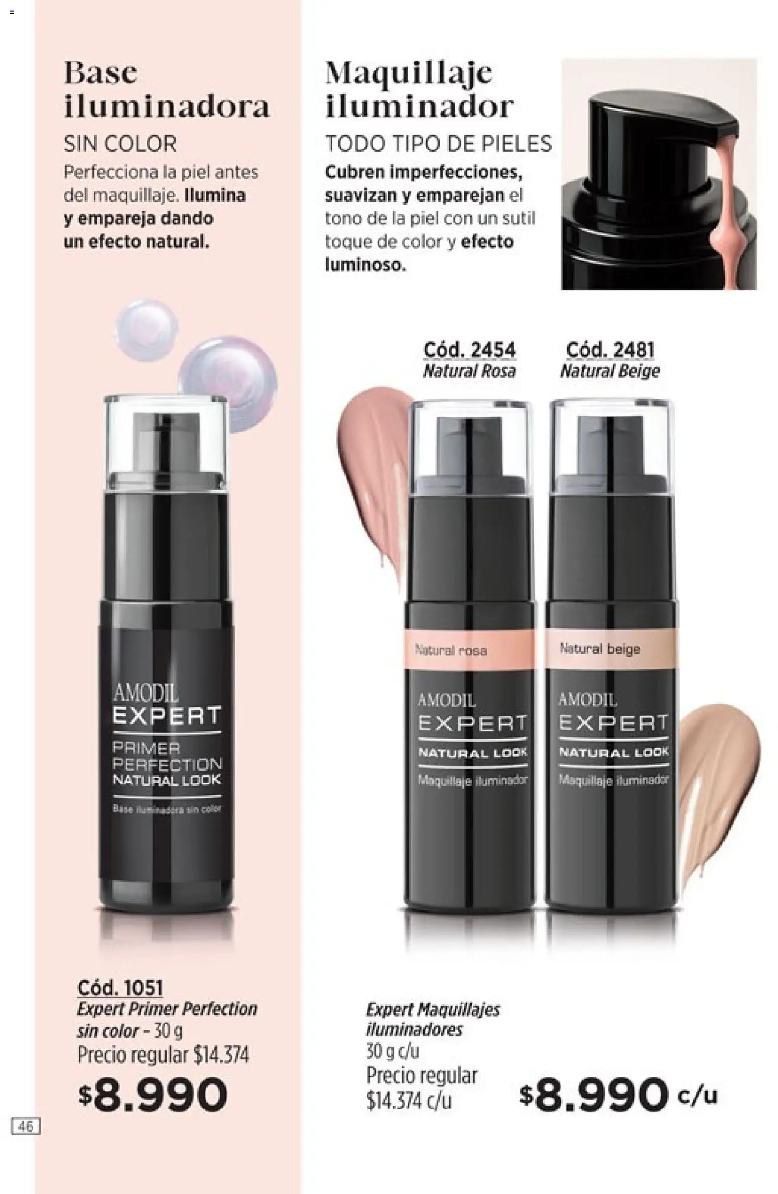 Amodil - Campaña 8 │ válido desde el 08.04.2026 | Página: 46 | Productos: Maquillaje, Iluminador