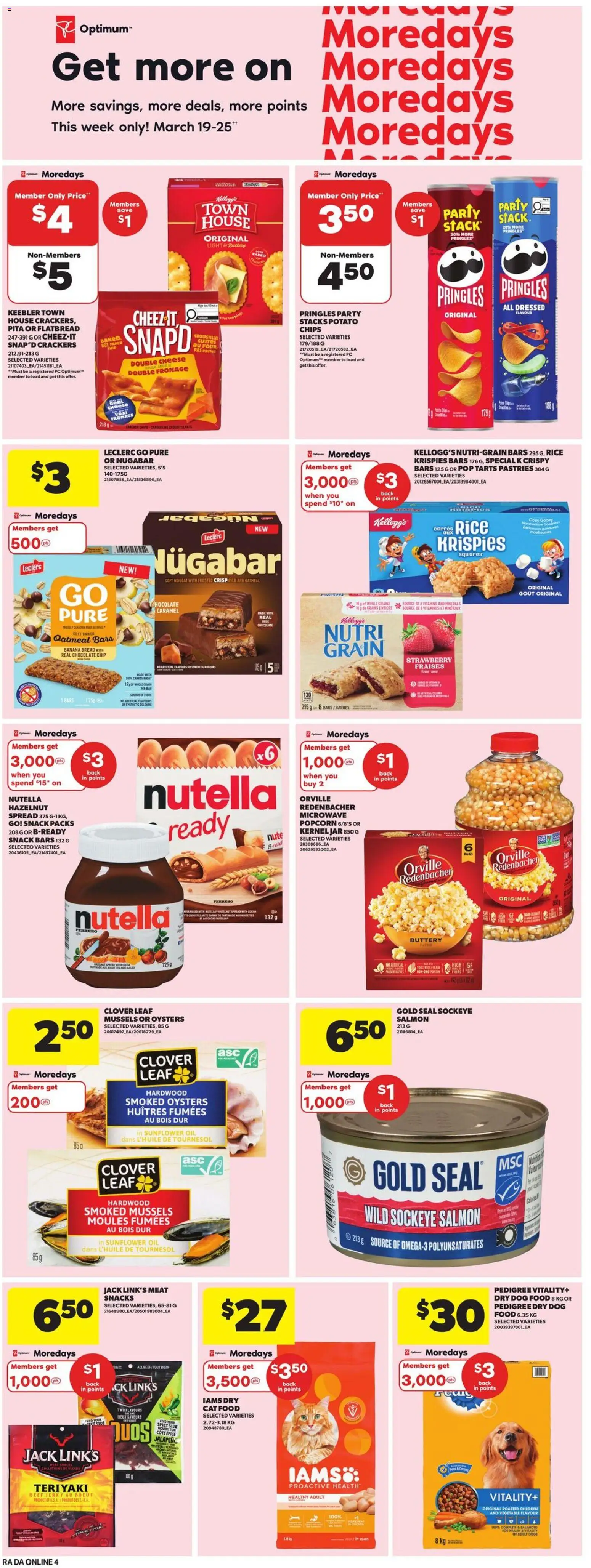 Atlantic Superstore flyer valid from 19.03.2026 | Page: 12 | Products: Rice, Cheese, Oil, Chicken