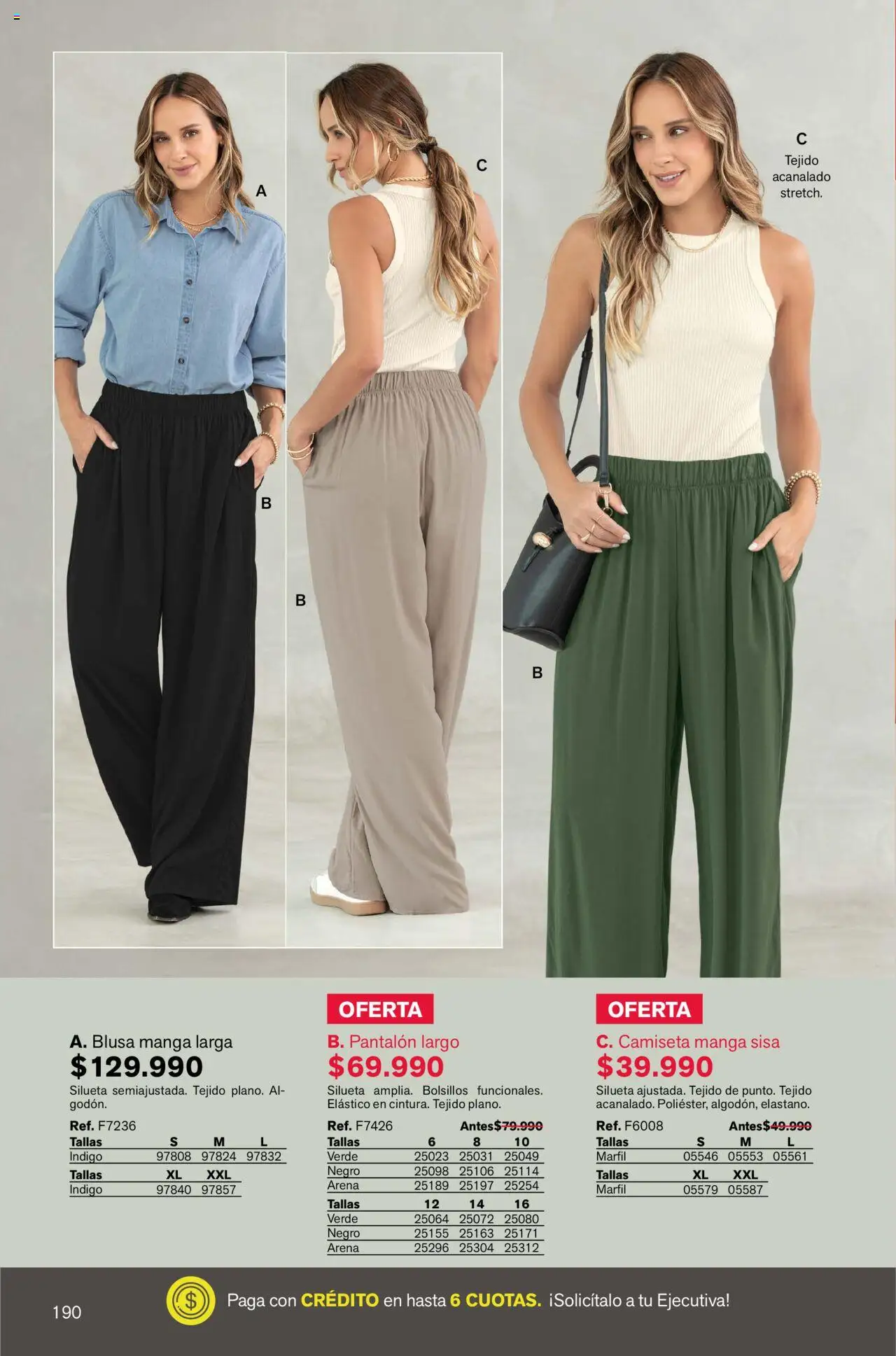 Leonisa revista - valida desde el 04.08.2025 | Página: 190 | Productos: Camiseta, Camiseta manga sisa, Blusa