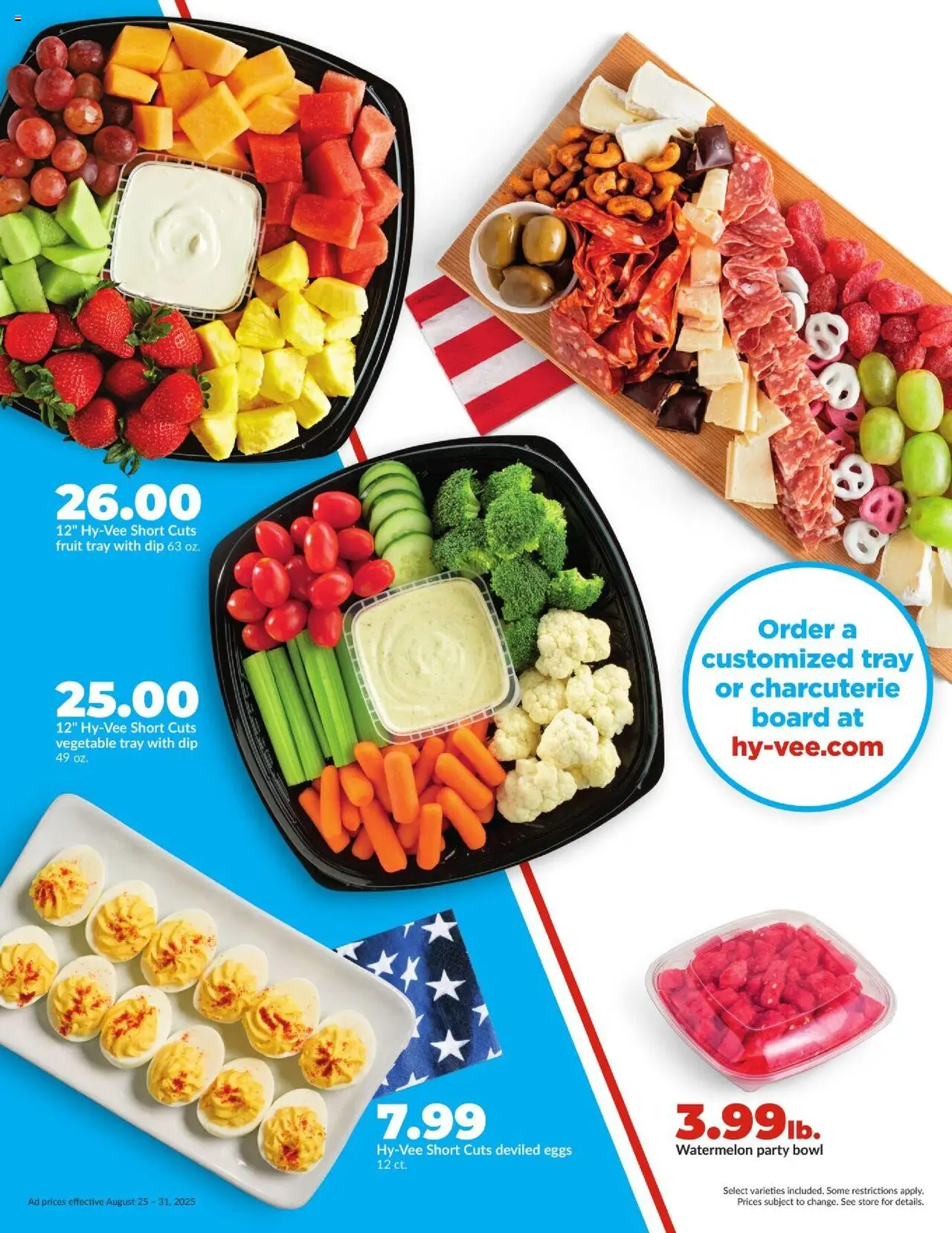 HyVee Weekly Ad - valid from 25.08.2025 | Page: 4 | Products: Eggs, Watermelon