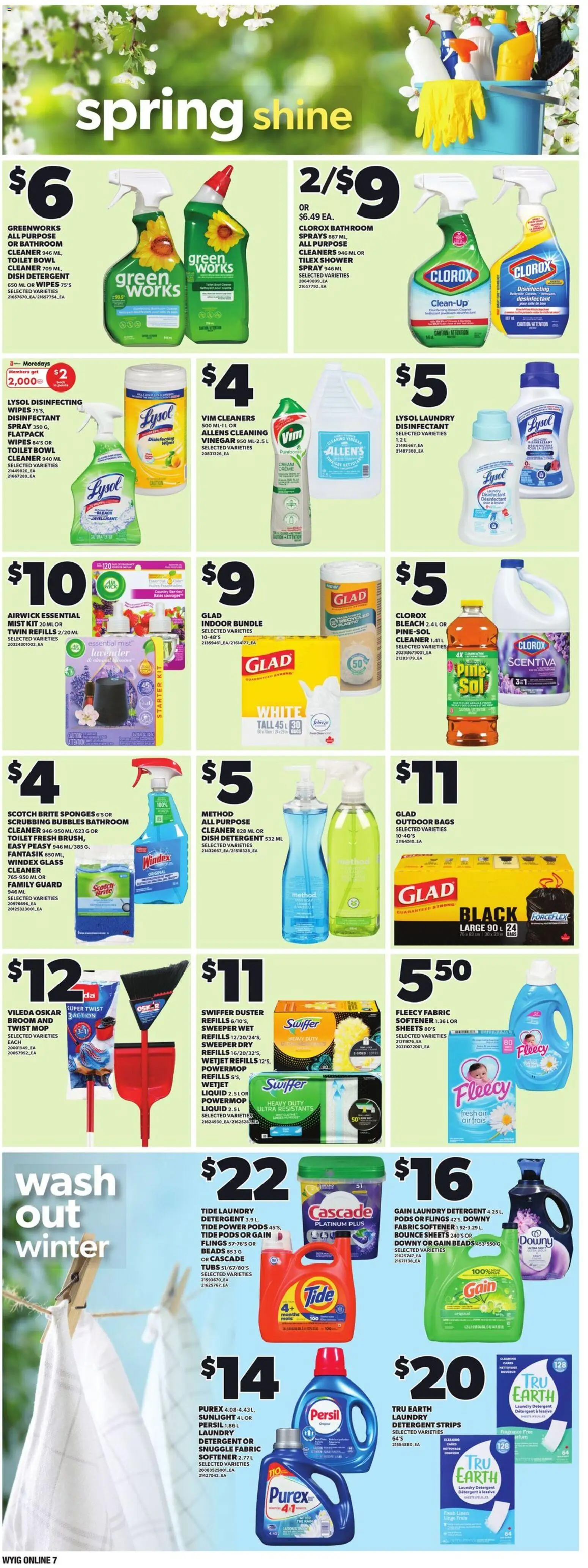 Loblaws flyer valid from 19.03.2026 | Page: 15 | Products: Fragrance, Fabric softener, Detergent, Shower