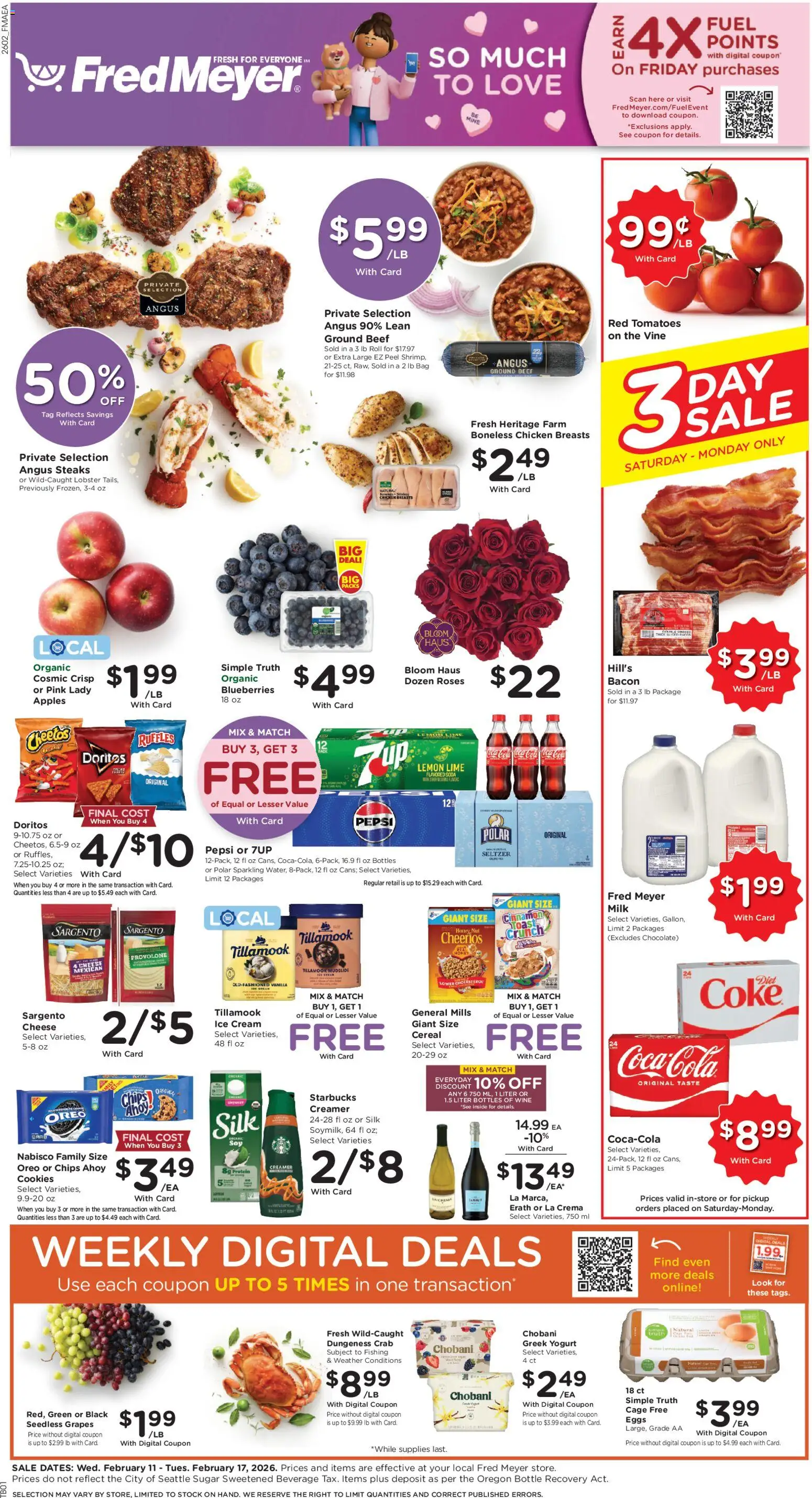 Fred Meyer Weekly Ad - valid from 11.02.2026 | Page: 1