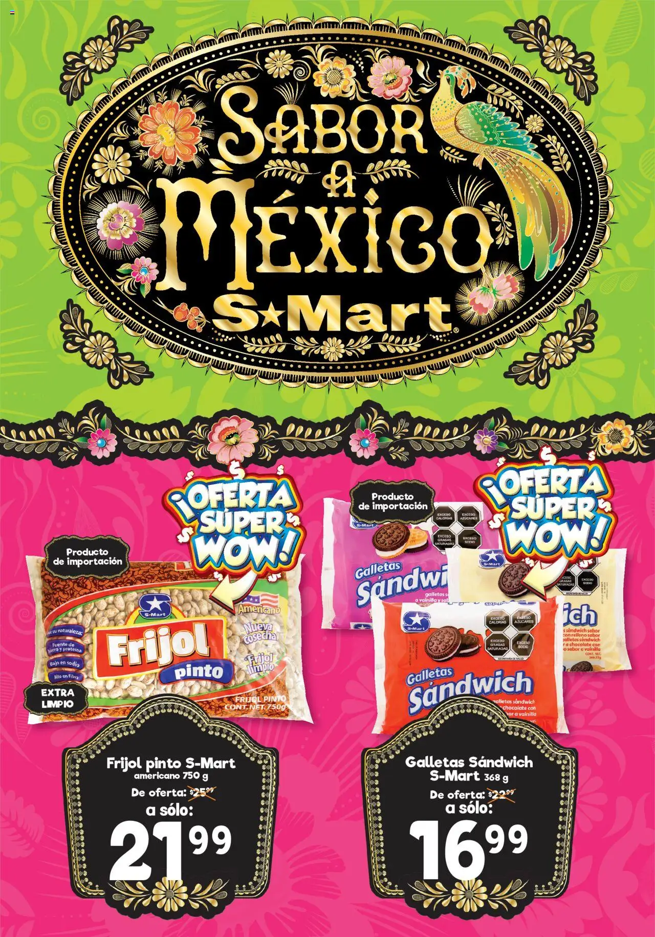 Nuevas ofertas de S-Mart válidas en toda la República Mexicana desde el 19.08.2025. ¡Encuentra las mejores ofertas en S-Mart - Folleto - Reynosa (y Rio Bravo)! | Página: 3 | Productos: Fuente, Chocolate, Galletas