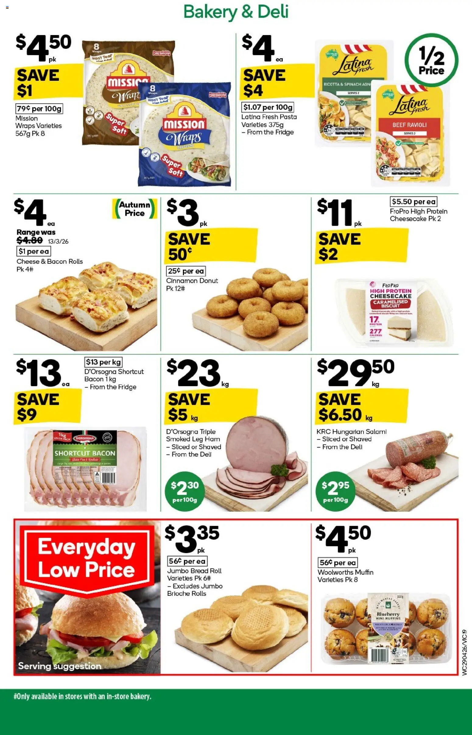 Woolworths catalogue - valid from 29.04.2026 | Page: 19 | Products: Bacon, Cheese, Muffins, Beef