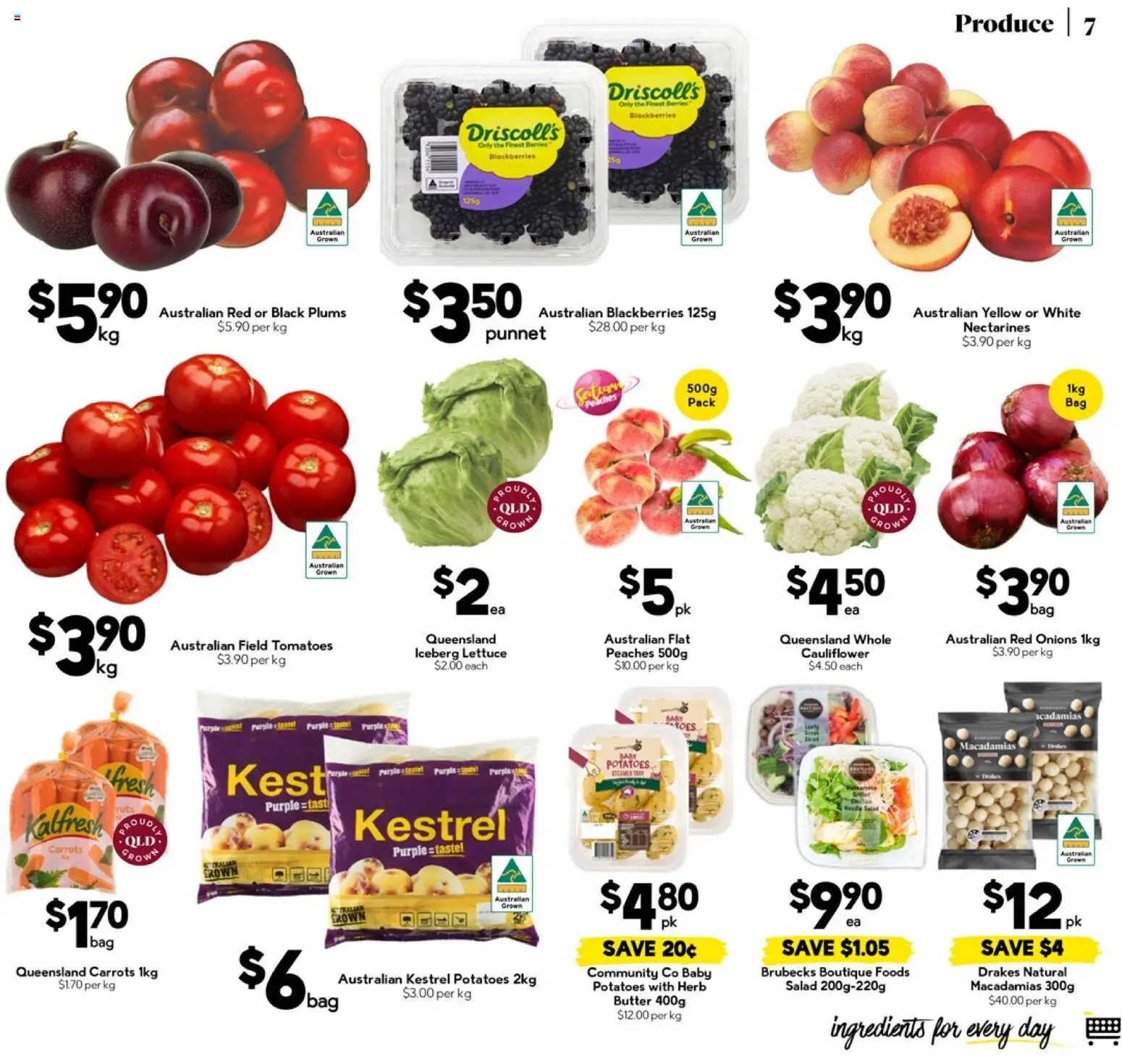 Drakes catalogue - valid from 14.01.2026 | Page: 7 | Products: Herb, Tomatoes, Carrots, Potatoes
