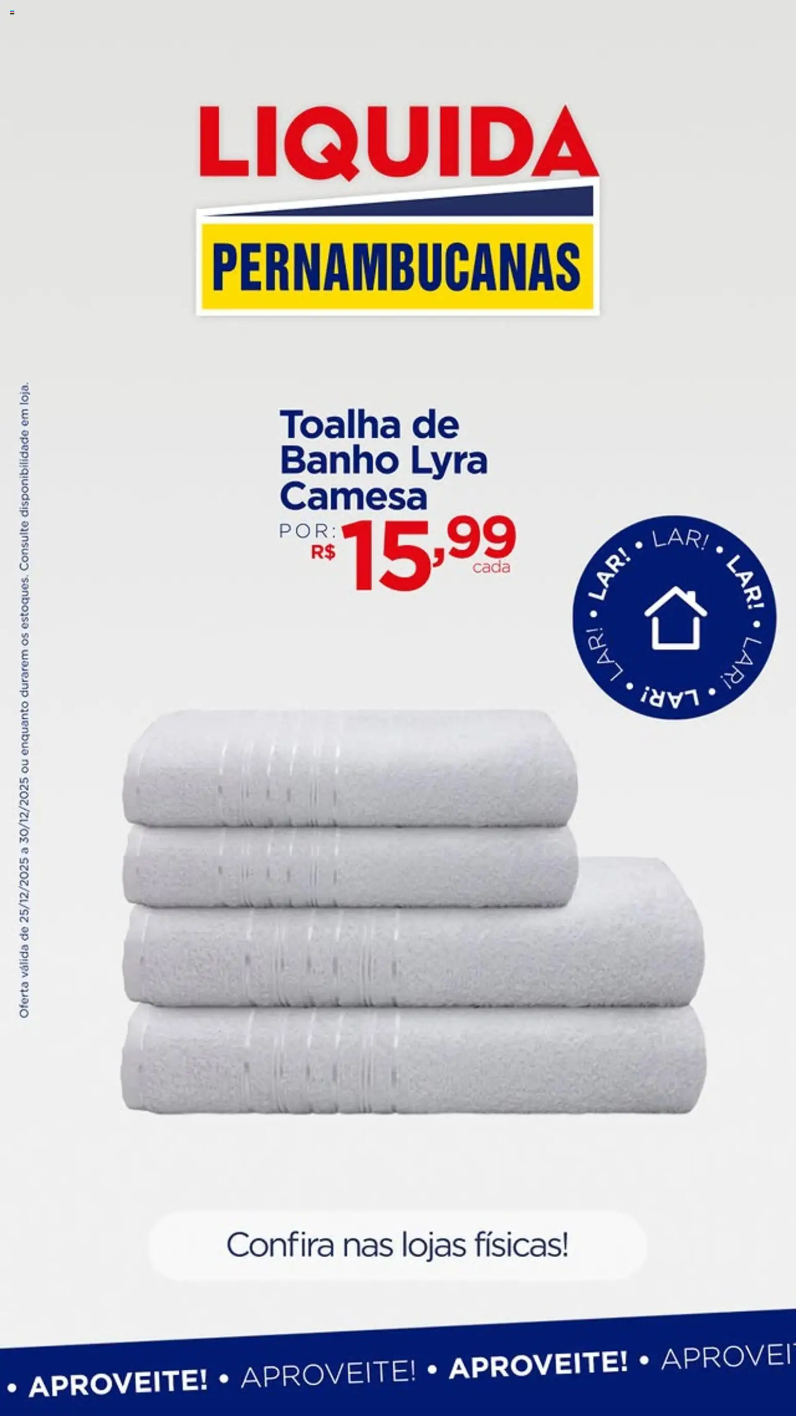 Pernambucanas Folheto - válido de 25.12.2025 | Página: 6 | Produtos: Toalha de banho