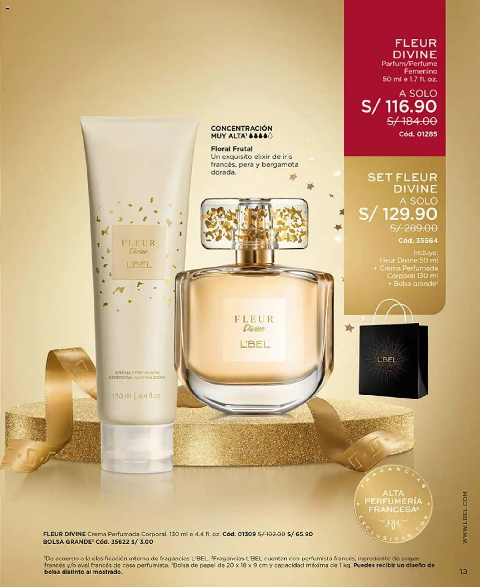 Catálogo L'Bel válido desde 14.11.2025 | Página: 13 | Productos: Crema, Bolsa