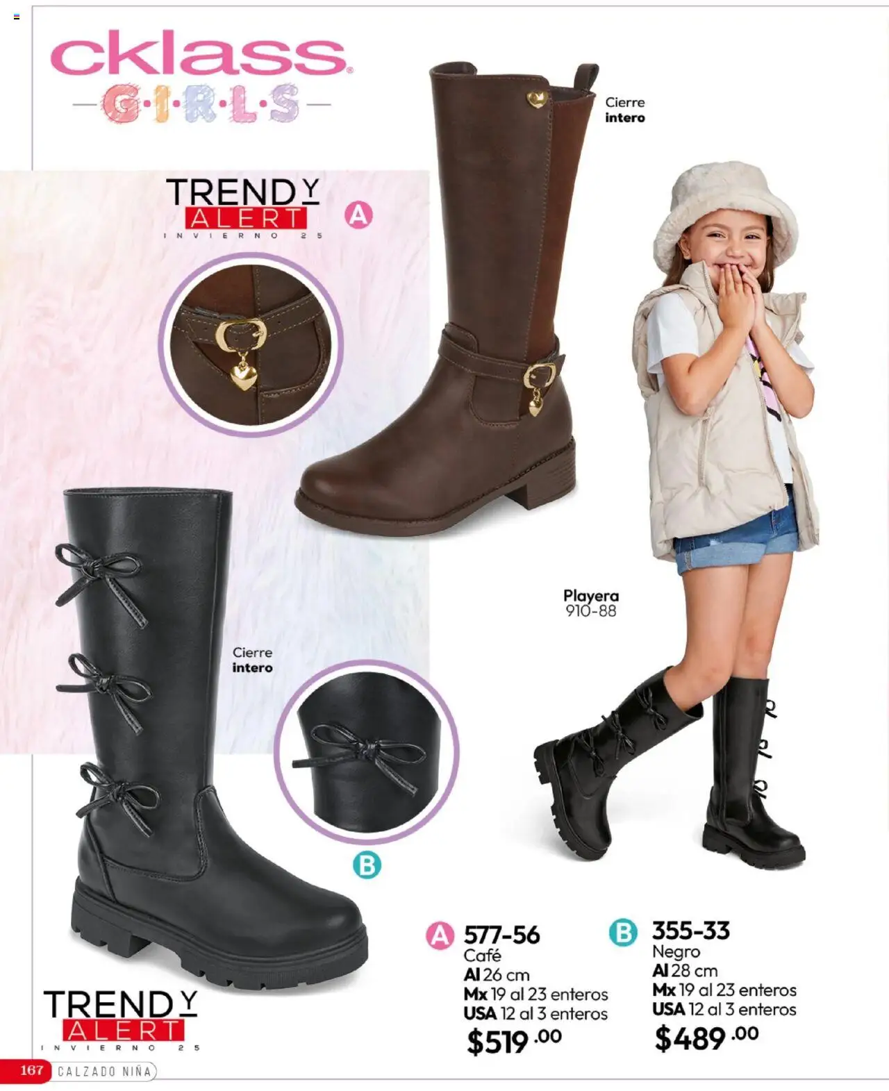 Nuevas ofertas de Cklass válidas en toda la República Mexicana desde el 16.09.2025. ¡Encuentra las mejores ofertas en Cklass - Catálogo Invierno Calzado! | Página: 168 | Productos: Café, Playera