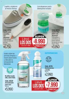 Catálogo Amodil Campaña 15 │ válido desde el 01.09.2025 | Página: 143 | Productos: Sobre, Cepillo, Quitamanchas, Zapatillas