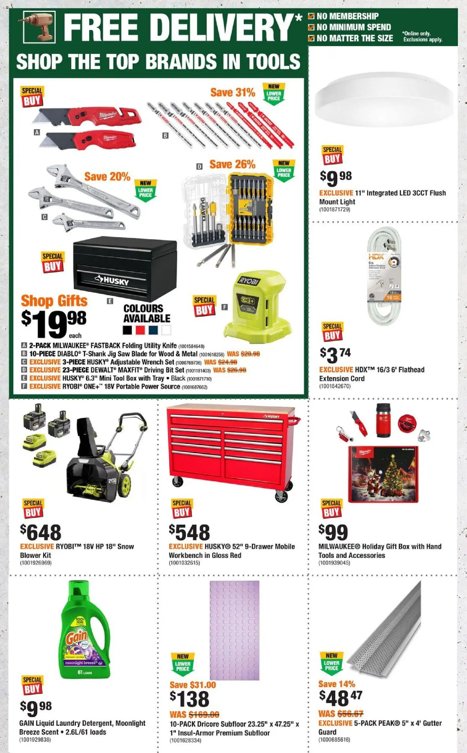Home Depot flyer valid from 23.10.2025 | Page: 2 | Products: Box