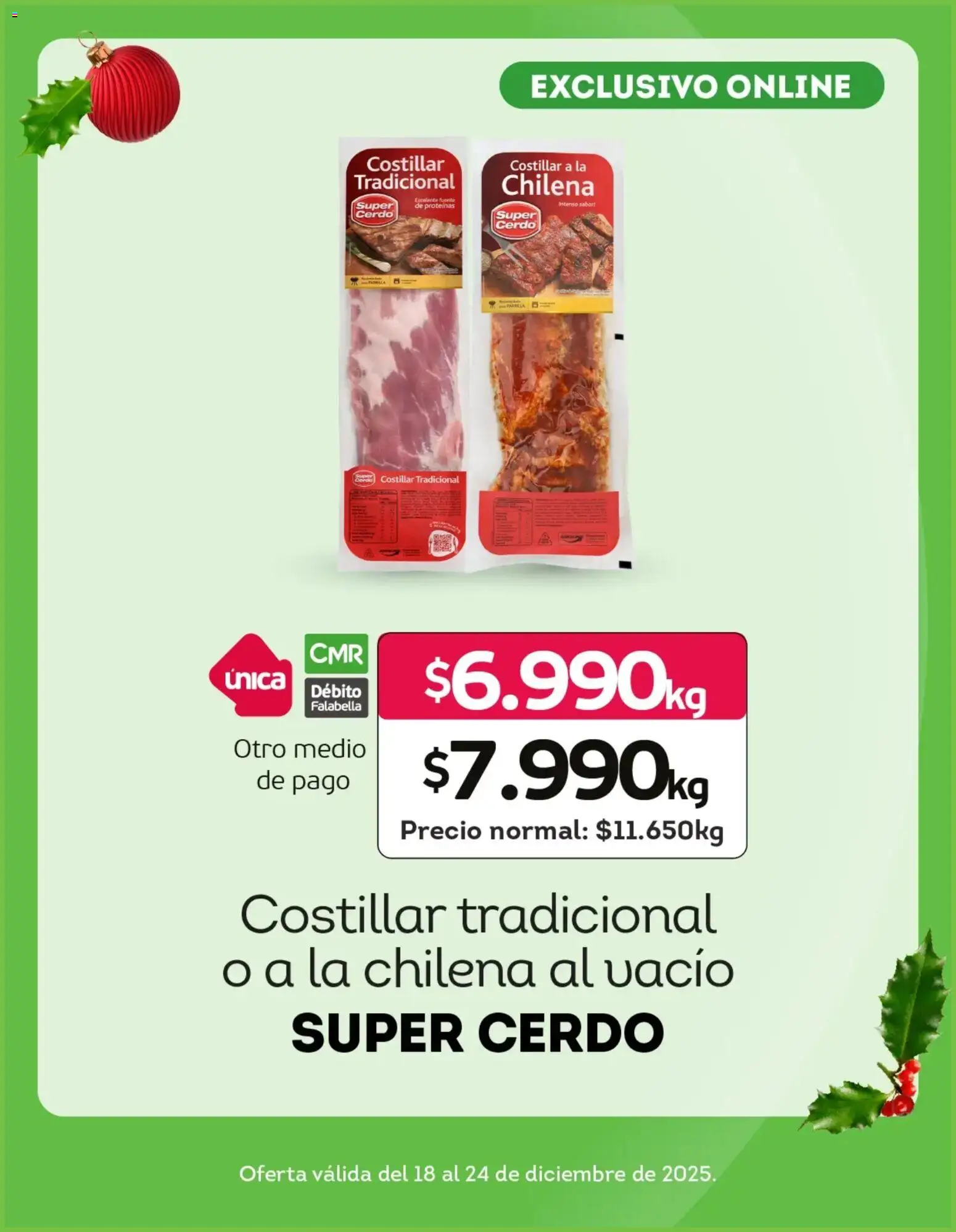 Tottus ofertas  │ válido desde el 18.12.2025 | Página: 7 | Productos: Cerdo