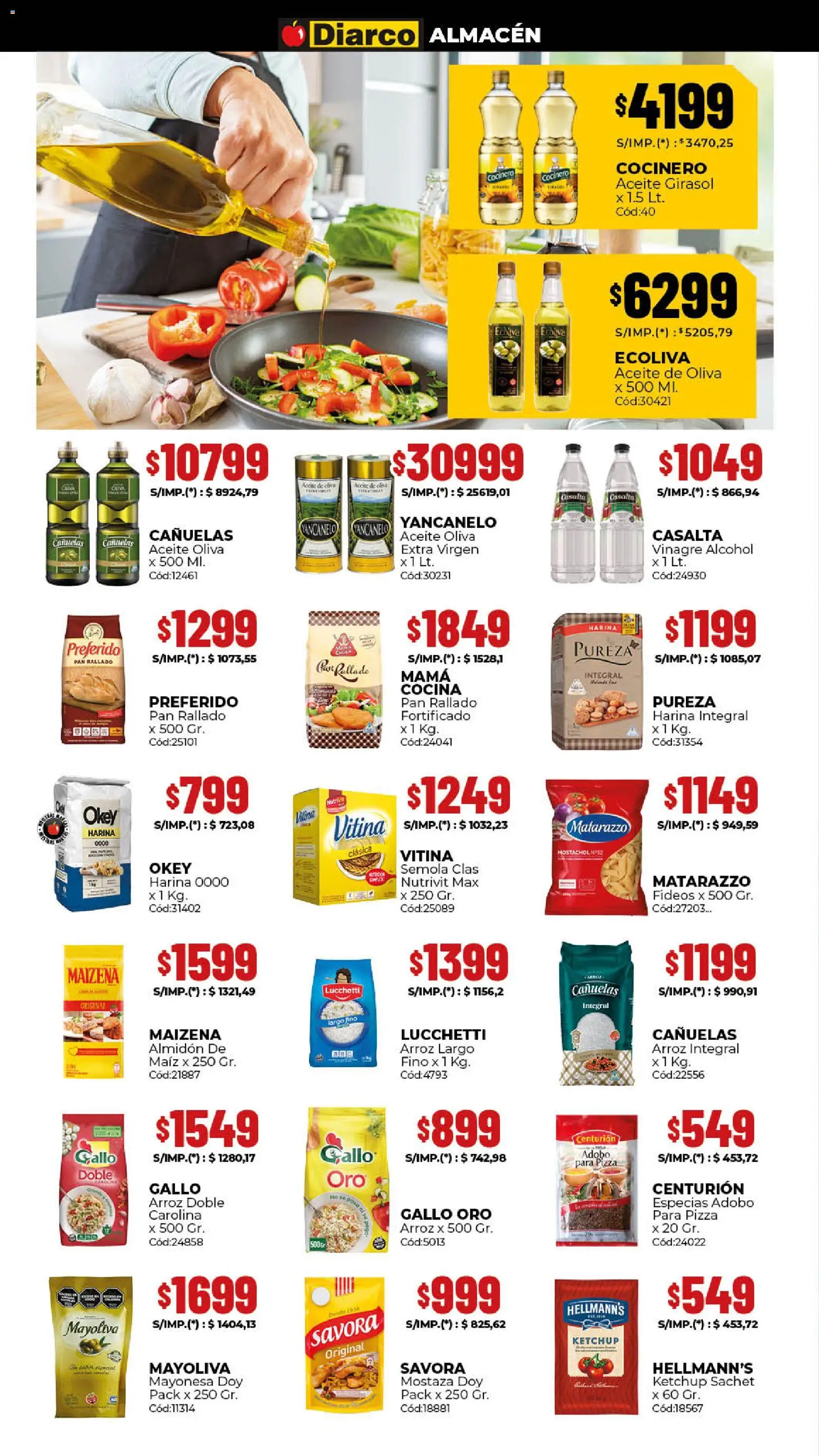 Diarco - Ofertas Gba │ válido desde el 26.01.2026 | Página: 2 | Productos: Harina, Vinagre, Oliva, Fideos