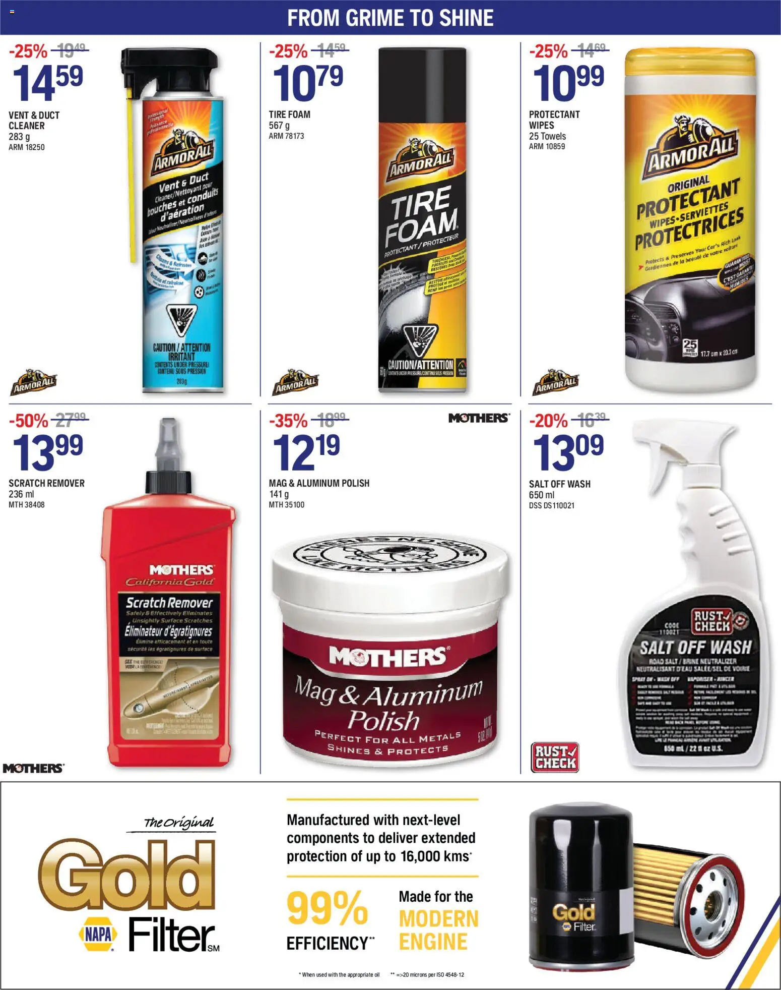 NAPA Auto Parts flyer valid from 01.01.2026 | Page: 7 | Products: Oil