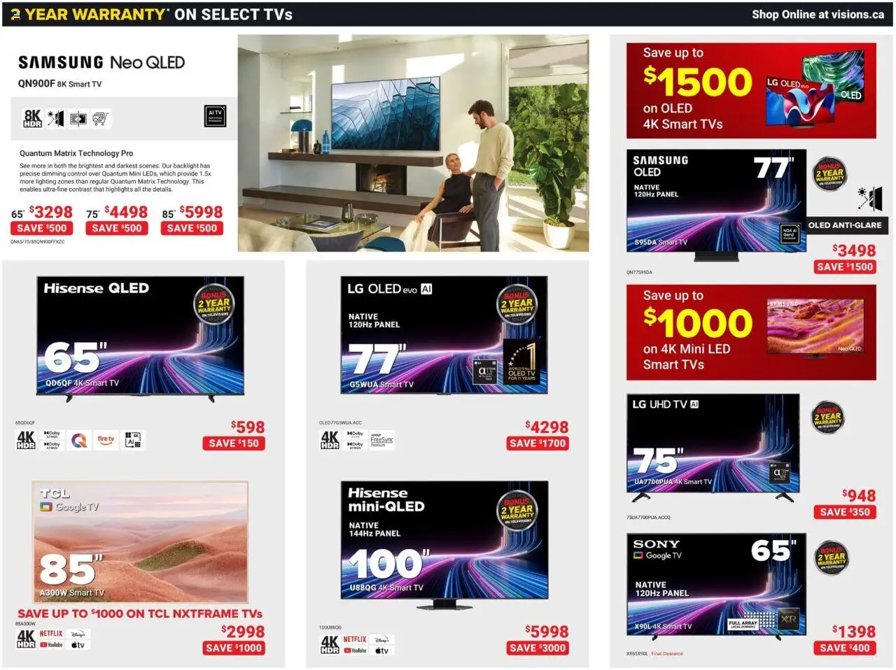 Visions flyer valid from 12.09.2025 | Page: 6 | Products: Tv