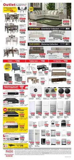 Preview of Tepperman's weekly flyer / circulaire from shop Tepperman's valid from 30.10.2025 | Page: 11 | Products: Tv, Mattress, Coffee table, Chocolate