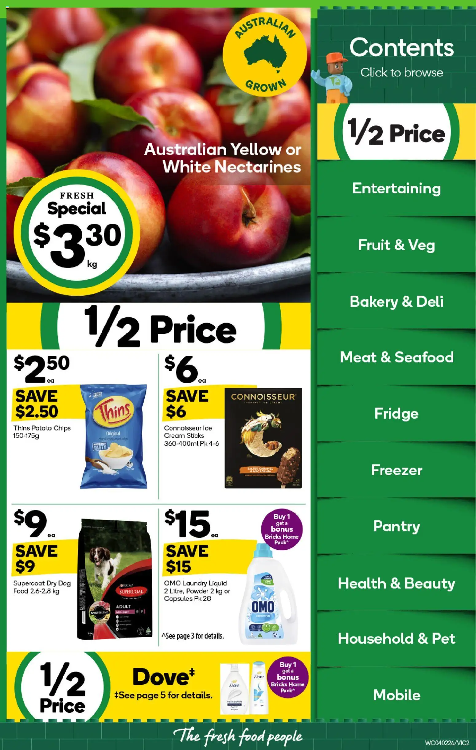 Woolworths catalogue - valid from 04.02.2026 | Page: 2 | Products: Meat, Laundry, Fridge, Bakery