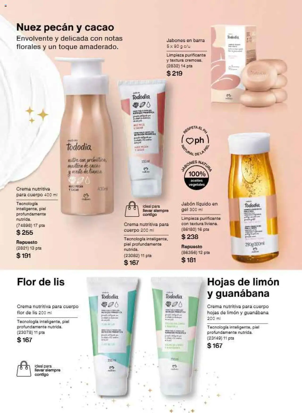 Nuevas ofertas de Natura válidas en toda la República Mexicana desde el 22.11.2025. ¡Encuentra las mejores ofertas en Natura campaña 17 2025! | Página: 143 | Productos: Crema, Limón, Nuez, Cacao
