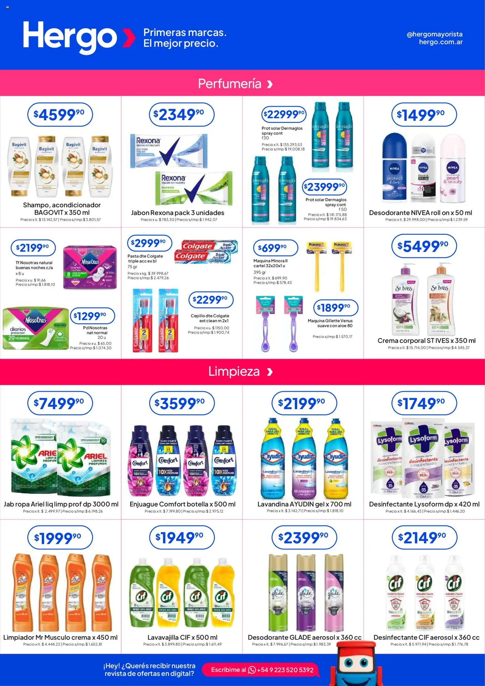 Hergo catálogo │ válido desde el 07.01.2026 | Página: 4 | Productos: Lavandina, Perfume, Desodorante, Pasta