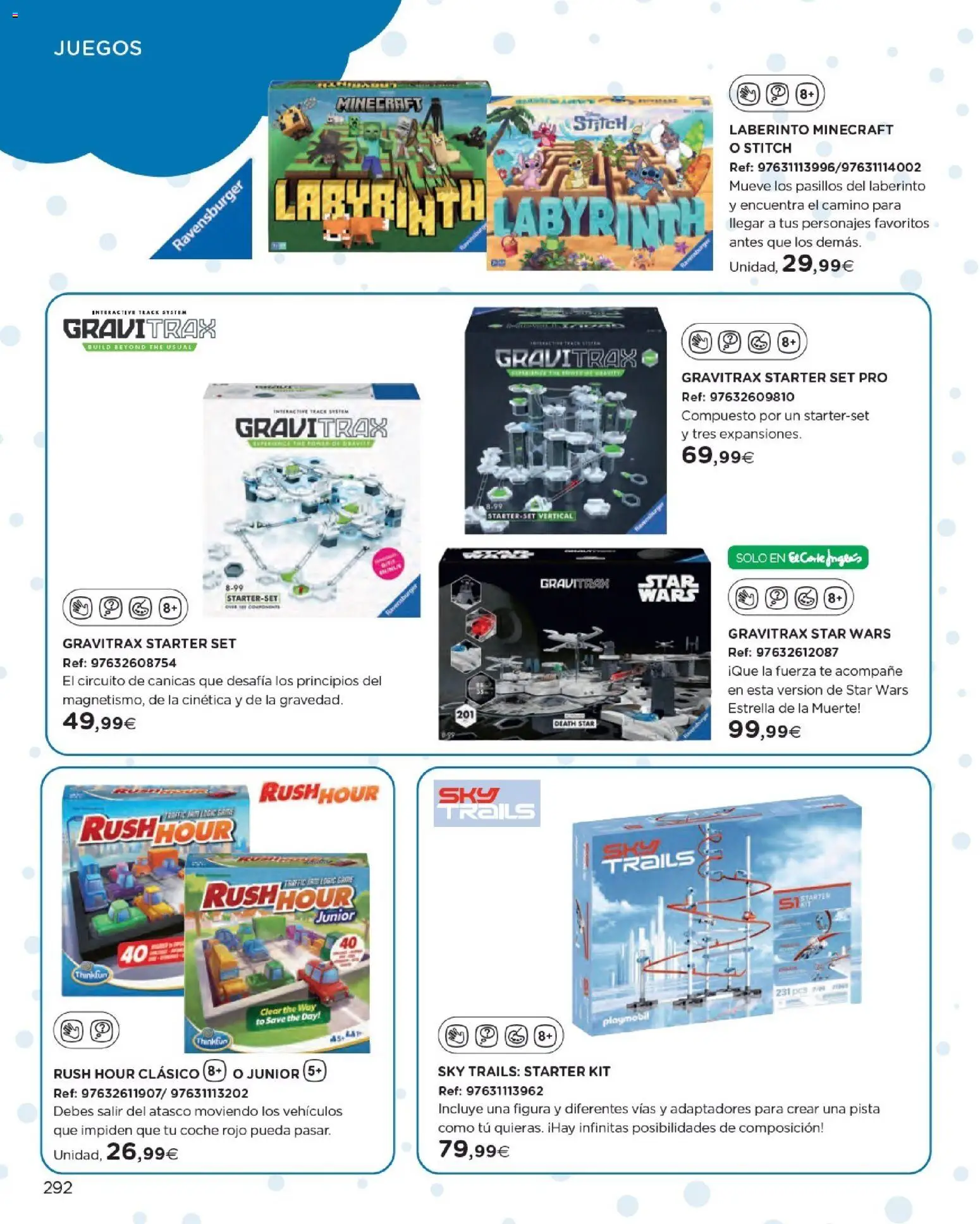 Nuevas ofertas de El Corte Inglés válidas en toda la República Mexicana desde el 27.10.2025. ¡Encuentra las mejores ofertas en El Corte Inglés catálogo Juguetes! | Página: 292