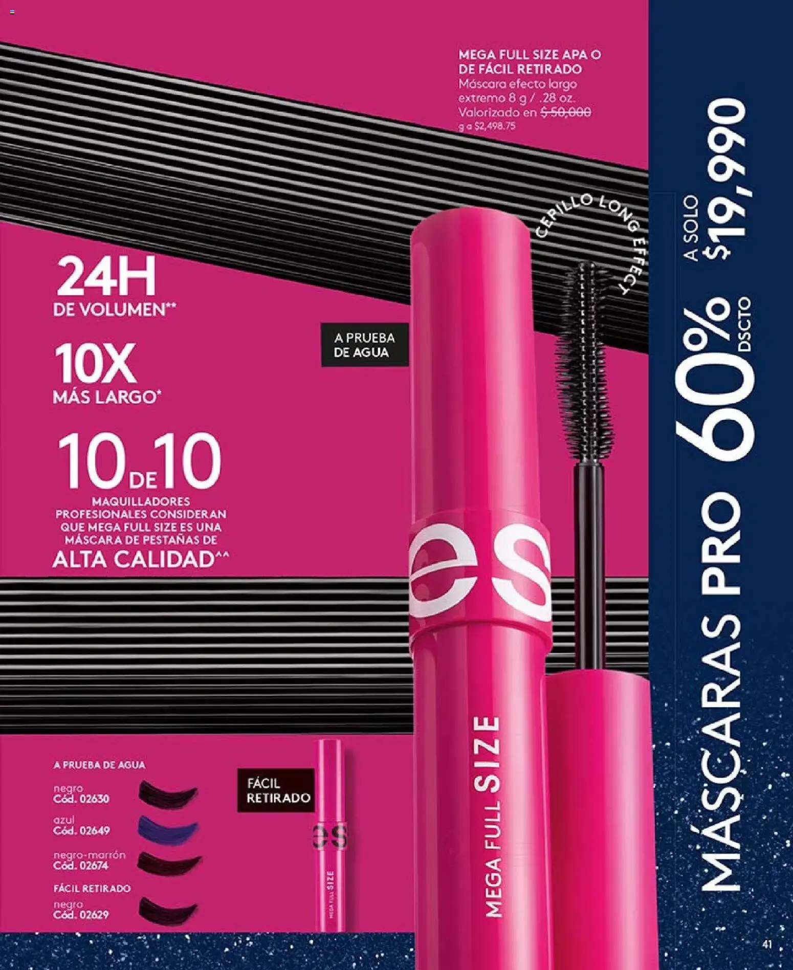 Ésika revista - valida desde el 03.11.2025 | Página: 41 | Productos: Agua, Cepillo, Máscara