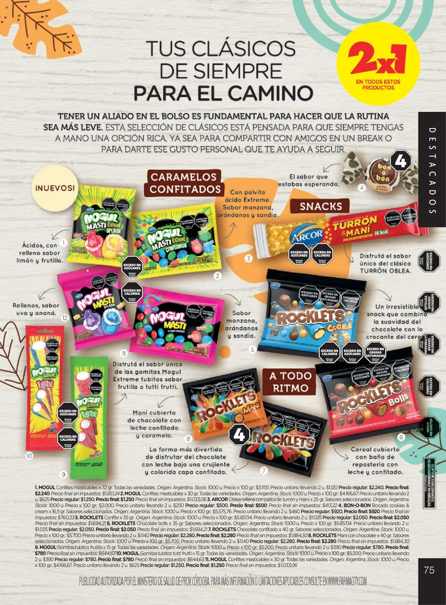 Farmacity catálogo │ válido desde el 03.03.2026 | Página: 75 | Productos: Gomitas, Frutilla, Manzana, Arándanos