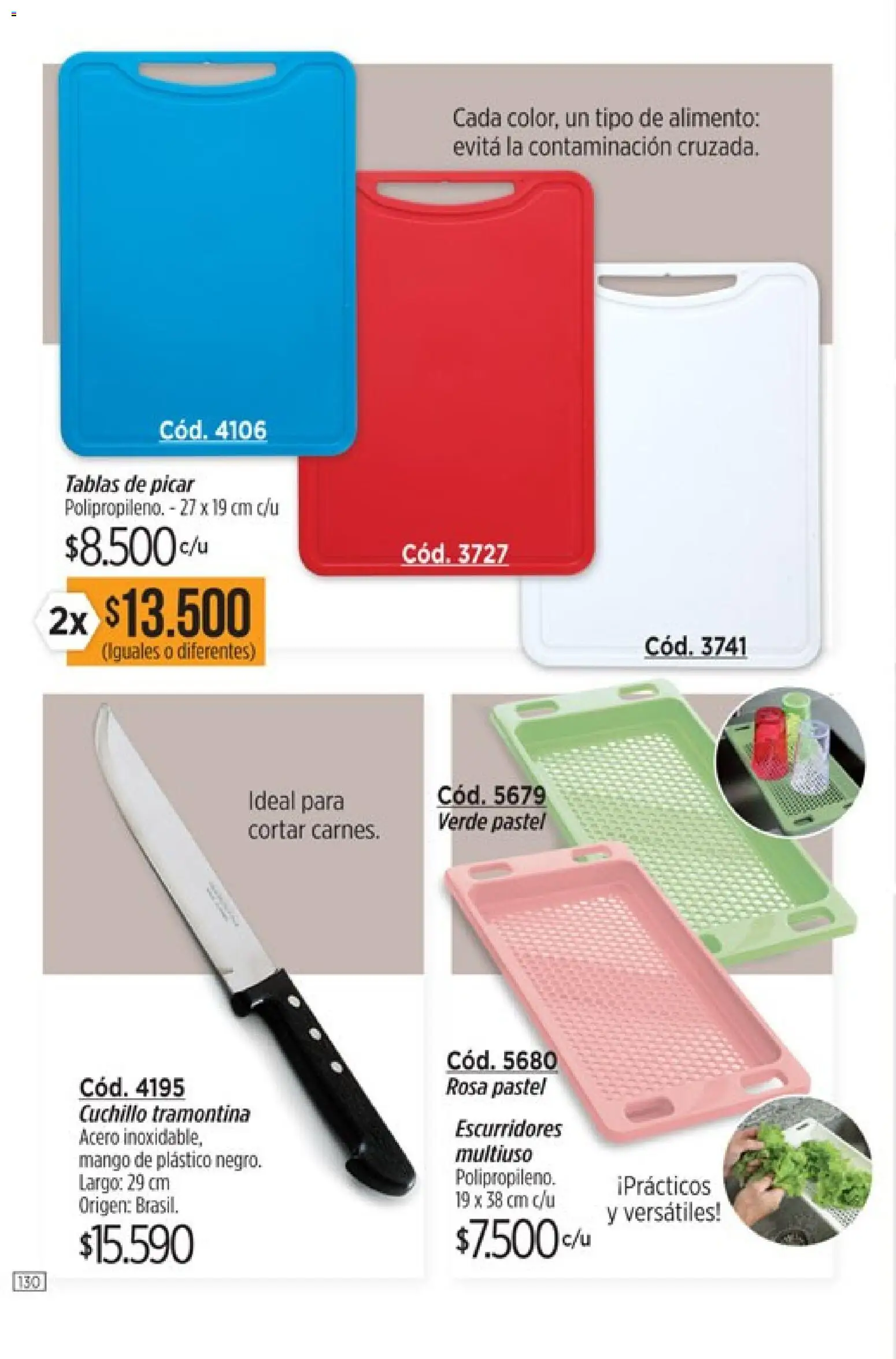 Catálogo Amodil Campaña 2 │ válido desde el 01.02.2026 | Página: 130 | Productos: Cuchillo, Mango