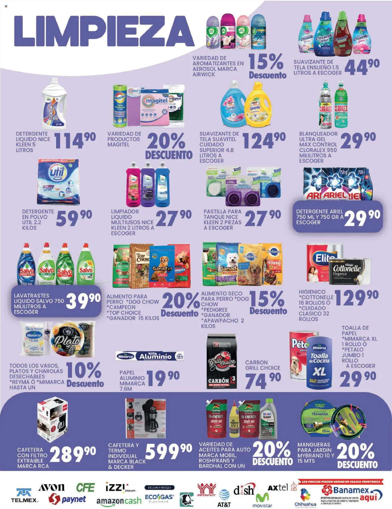 Nuevas ofertas de Alsuper válidas en toda la República Mexicana desde el 03.03.2026. ¡Encuentra las mejores ofertas en Alsuper folleto Chihuahua-Estado! | Página: 5 | Productos: Suavizante, Top, Polvo, Termo