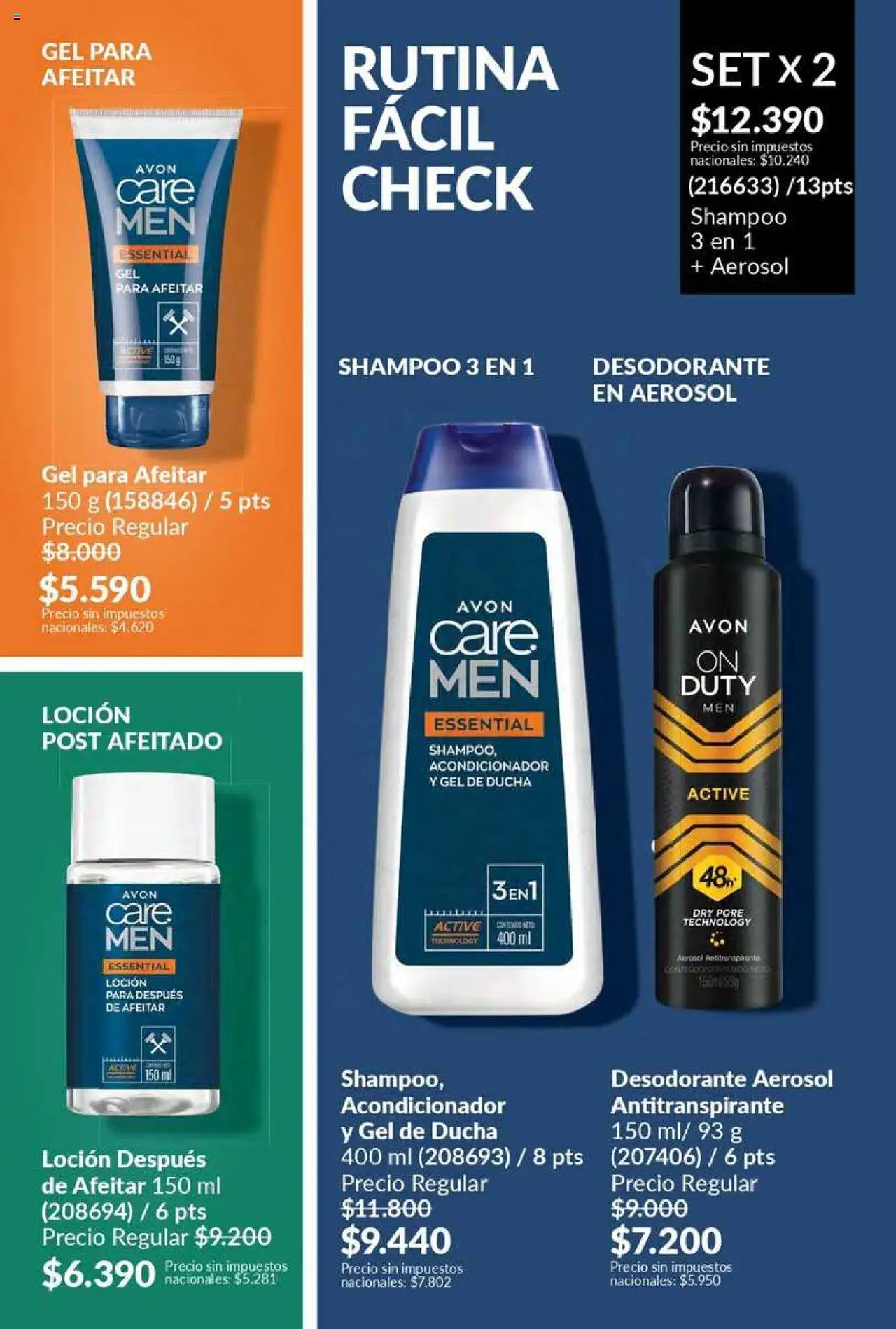 Catálogo AVON Campaña 11/2025 │ válido desde el 23.09.2025 | Página: 120 | Productos: Ducha, Gel de ducha, Loción, Desodorante