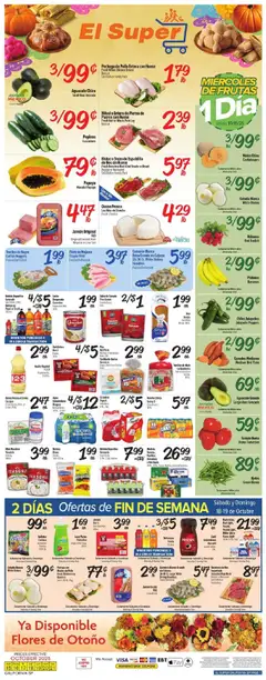 Preview of El Super weekly ads valid from 15.10.2025