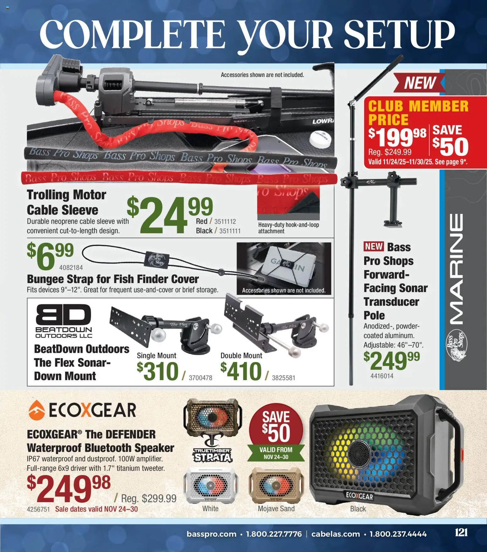 Cabela's Christmas Gift Guide 25 - valid from 01.11.2025 | Page: 121 | Products: Powder, Amplifier, Cable, Speaker