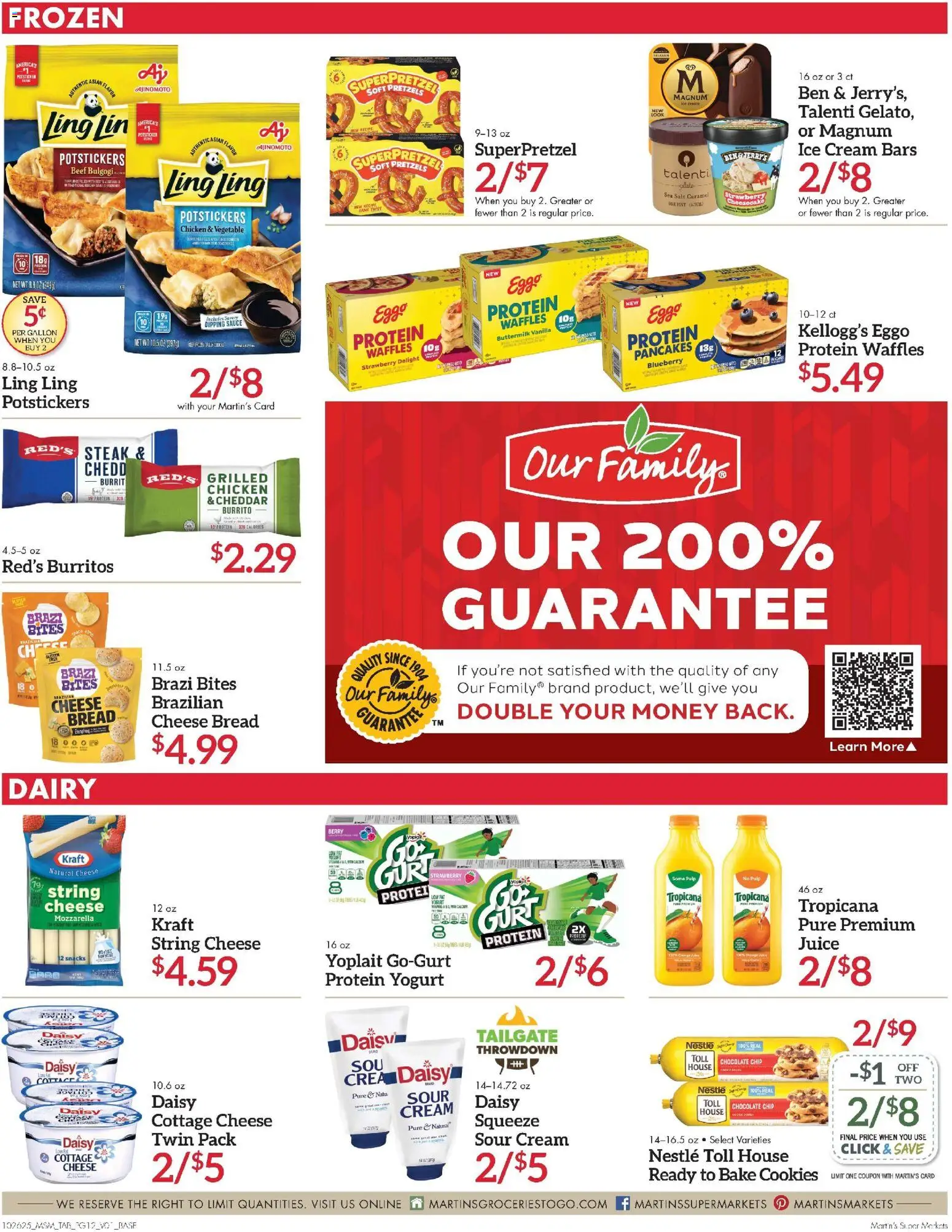 Martin’s Weekly Ad - valid from 26.10.2025 | Page: 12 | Products: Yogurt, Juice, Cream, Cottage cheese