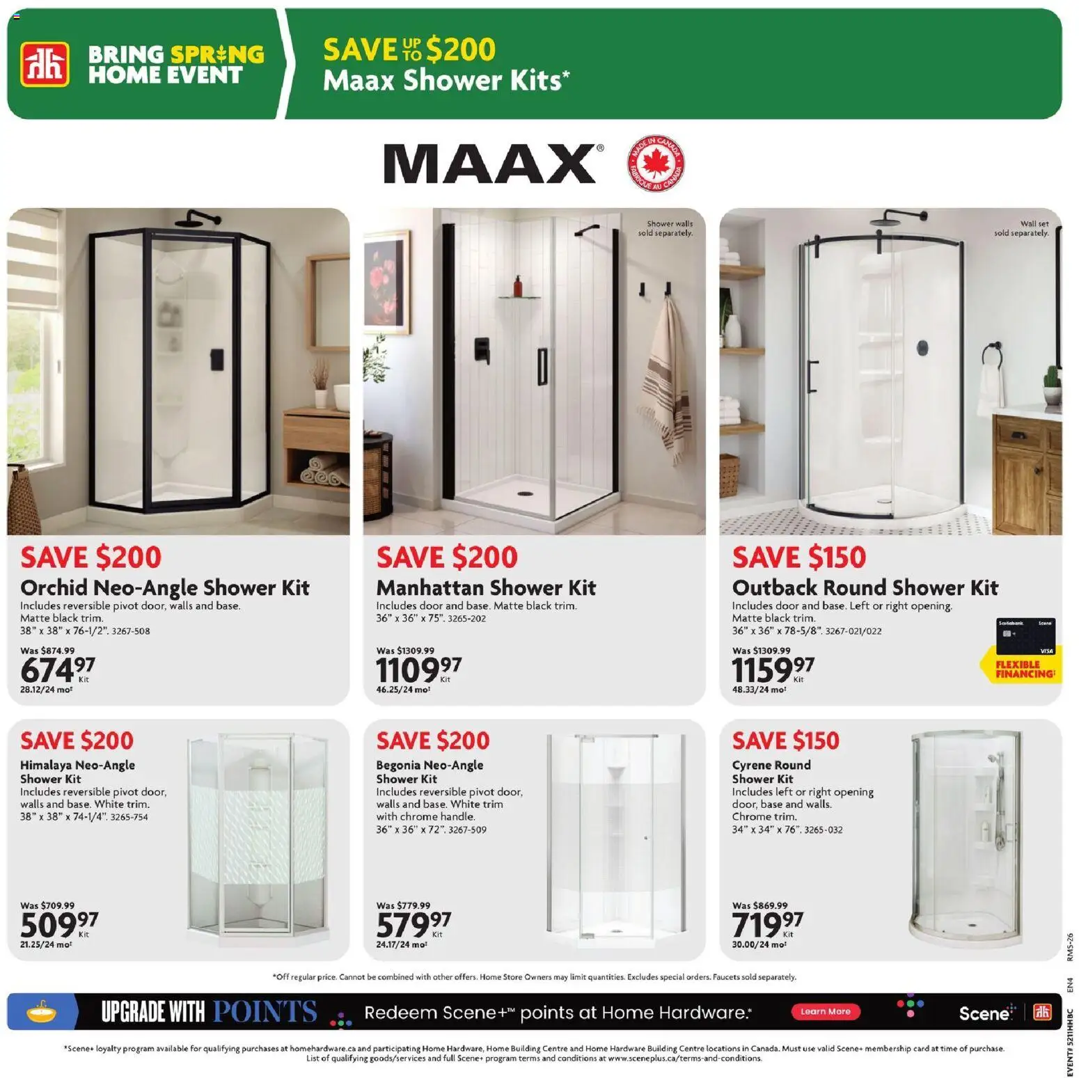 Home Hardware flyer valid from 12.03.2026 | Page: 23 | Products: Shower