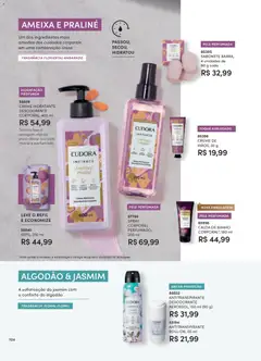 Eudora - Revista 17/2025 - Pré-Visualização do folheto da loja Eudora, válido de 10.11.2025 | Página: 104 | Produtos: Fragrância, Desodorante, Creme, Algodão