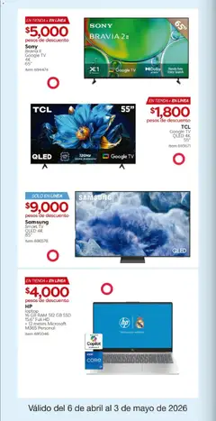 Vista previa de HP laptop 16 GB RAM 512 GB SSD 15.6" Full HD, HP laptop 16 GB RAM 512 GB SSD 15.6" Full HD + 12 meses Microsoft M365 Personal, nuevo folleto de la tienda, válido en México a partir del 06.04.2026 | Página: 4