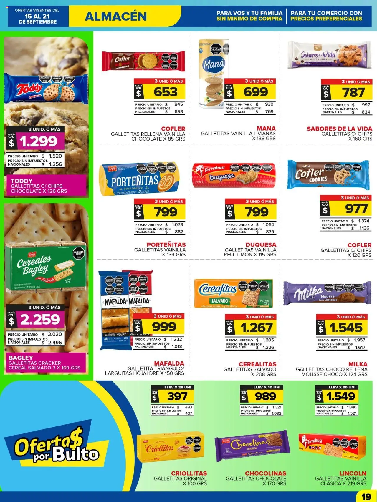 Carrefour Maxi catálogo │ válido desde el 15.09.2025 | Página: 19 | Productos: Aceite, Mousse, Chocolate, Cereales