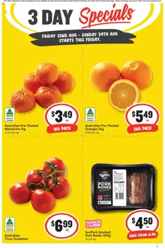 Preview of IGA - 3 Day Specials SA - valid from 22.08.2025
