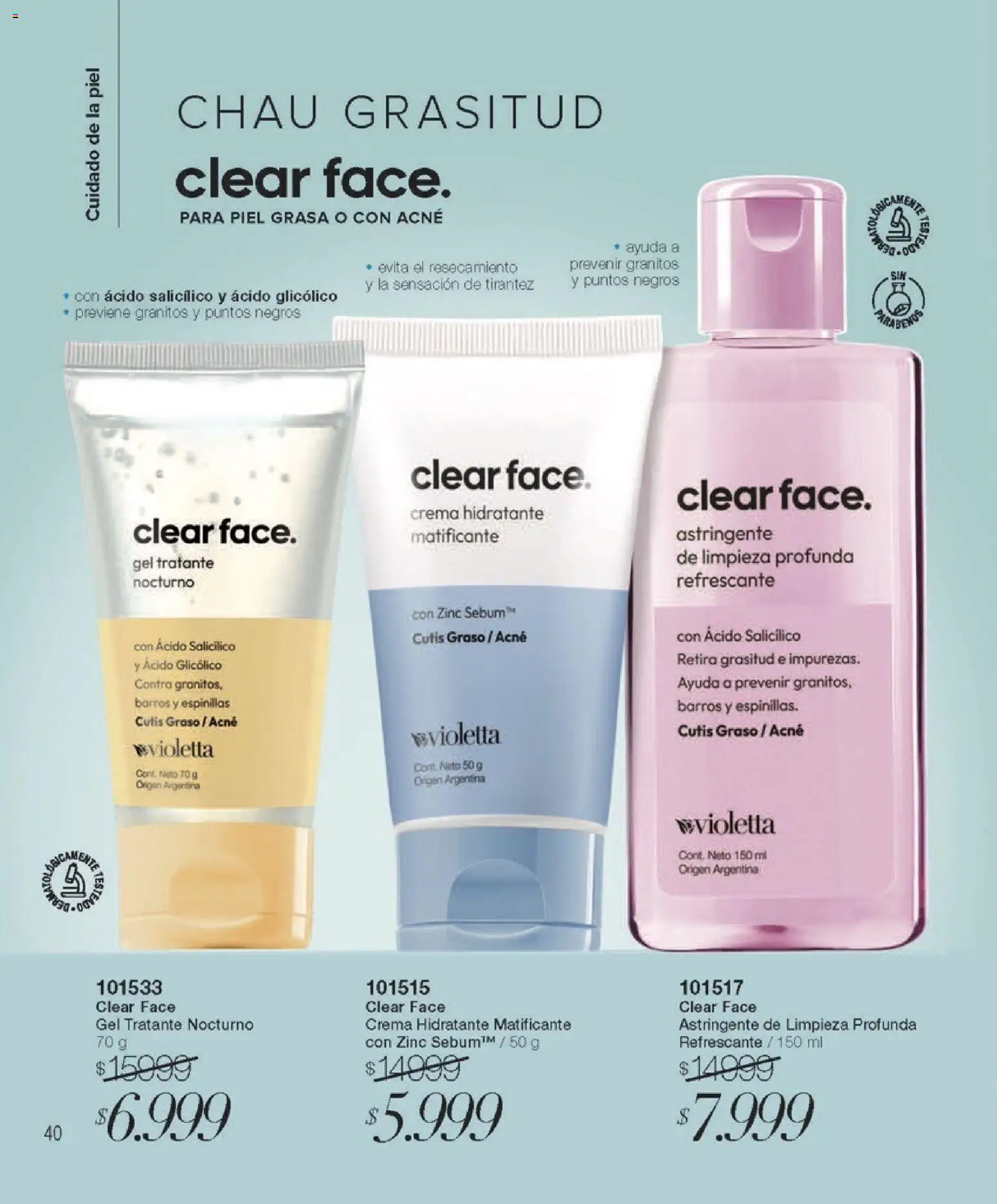 Violetta - Violetta Cosméticos │ válido desde el 09.03.2026 | Página: 40 | Productos: Té, Crema