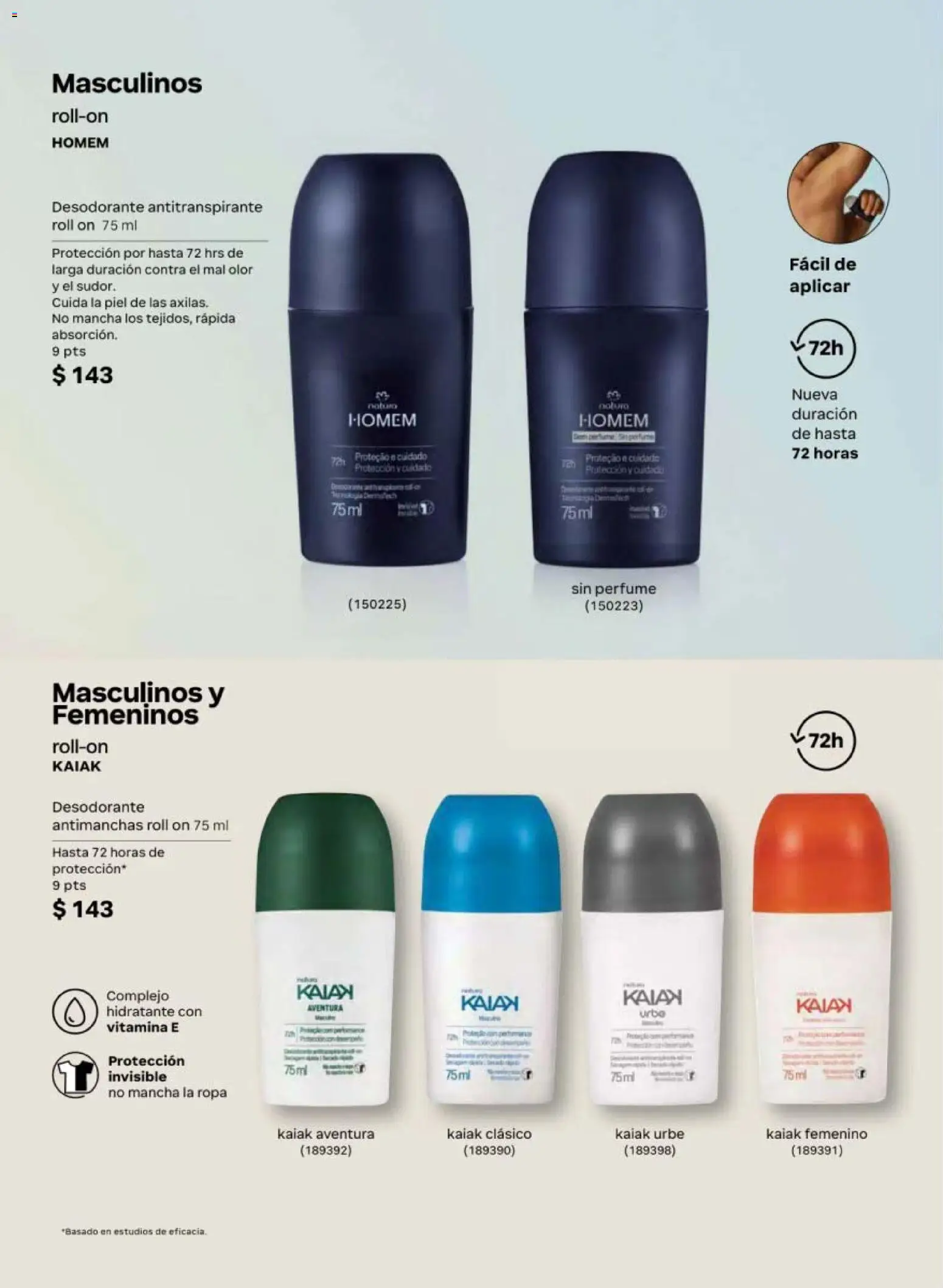 Nuevas ofertas de Natura válidas en toda la República Mexicana desde el 24.04.2026. ¡Encuentra las mejores ofertas en Natura campaña 7 2026! | Página: 148 | Productos: Desodorante, Antitranspirante, Ropa, Perfume