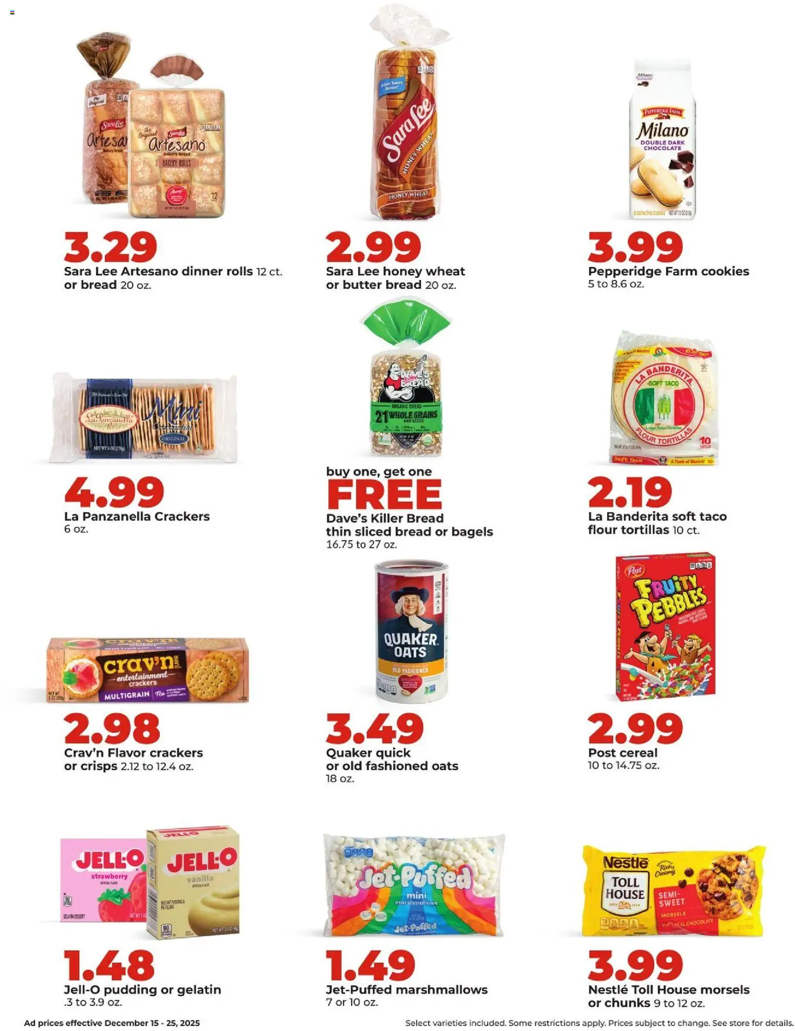 HyVee Weekly Ad - valid from 15.12.2025 | Page: 27 | Products: Bakery, Butter, Bread, Chocolate