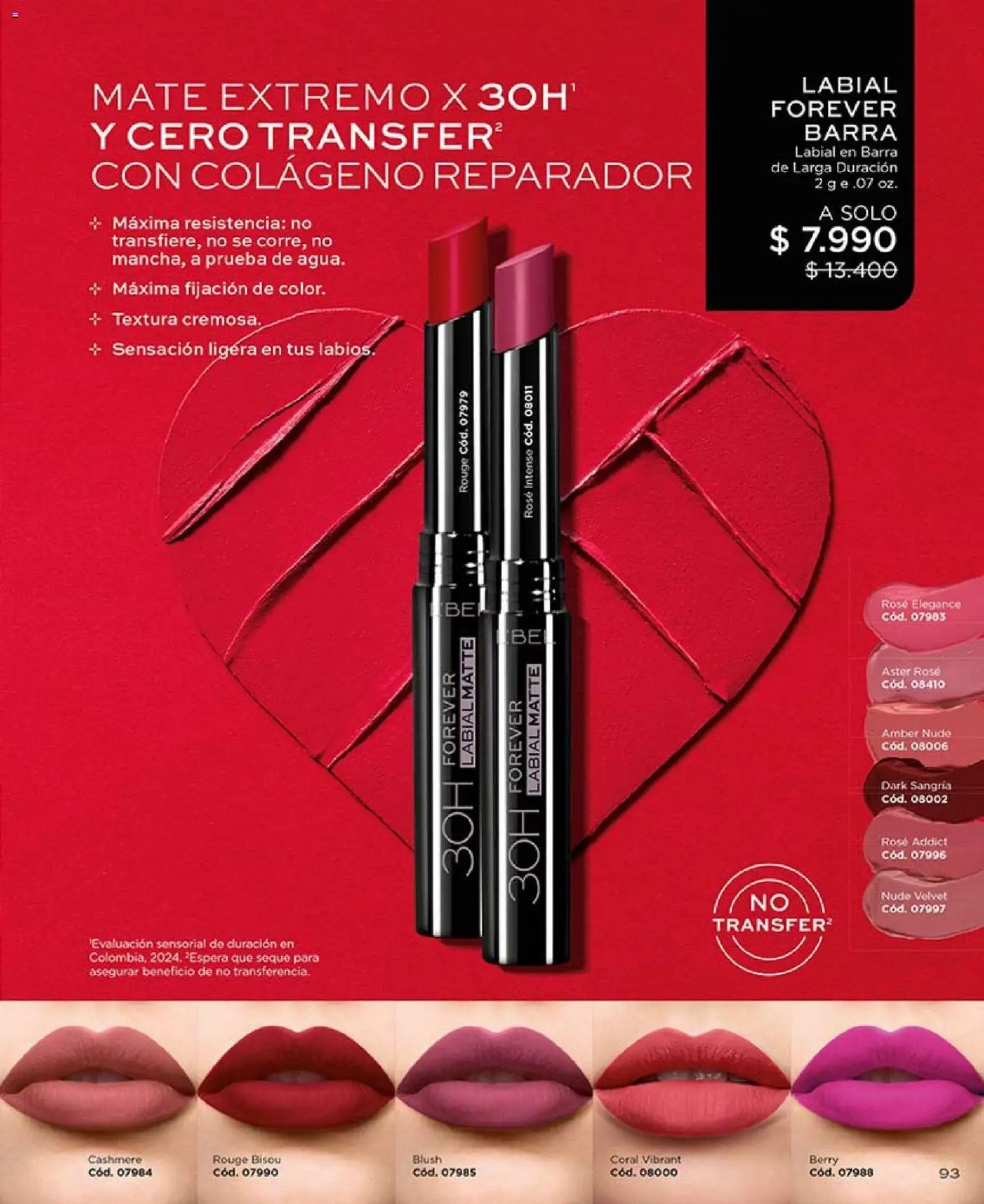 Catálogo L'Bel Campaña 3 │ válido desde el 01.02.2026 | Página: 92 | Productos: Mate, Labial