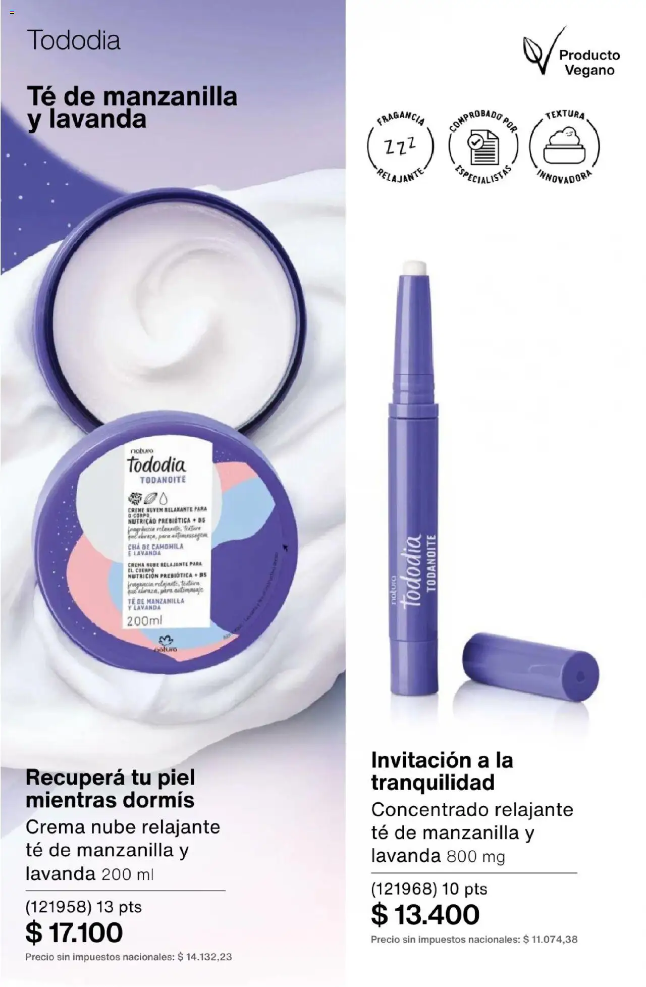 Natura - Catálogo Ciclo 15 │ válido desde el 01.10.2025 | Página: 199 | Productos: Fragancia, Té, Crema